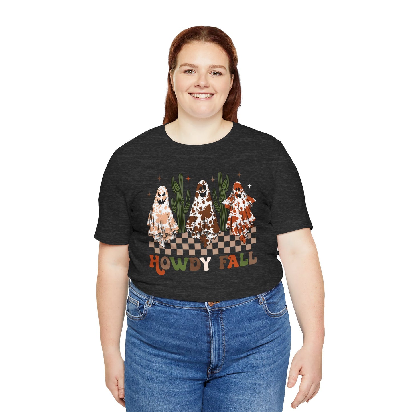 Howdy Fall Retro Ghost Shirt – Western Cowboy Cowgirl Halloween Tee