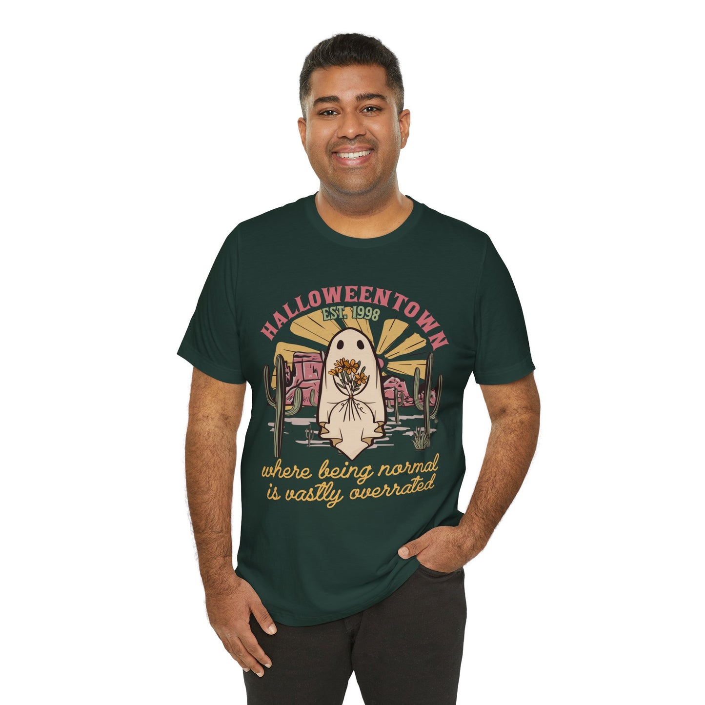 Halloweentown Est. 1998 Shirt – Retro Western Ghost Pumpkin Rodeo Tee