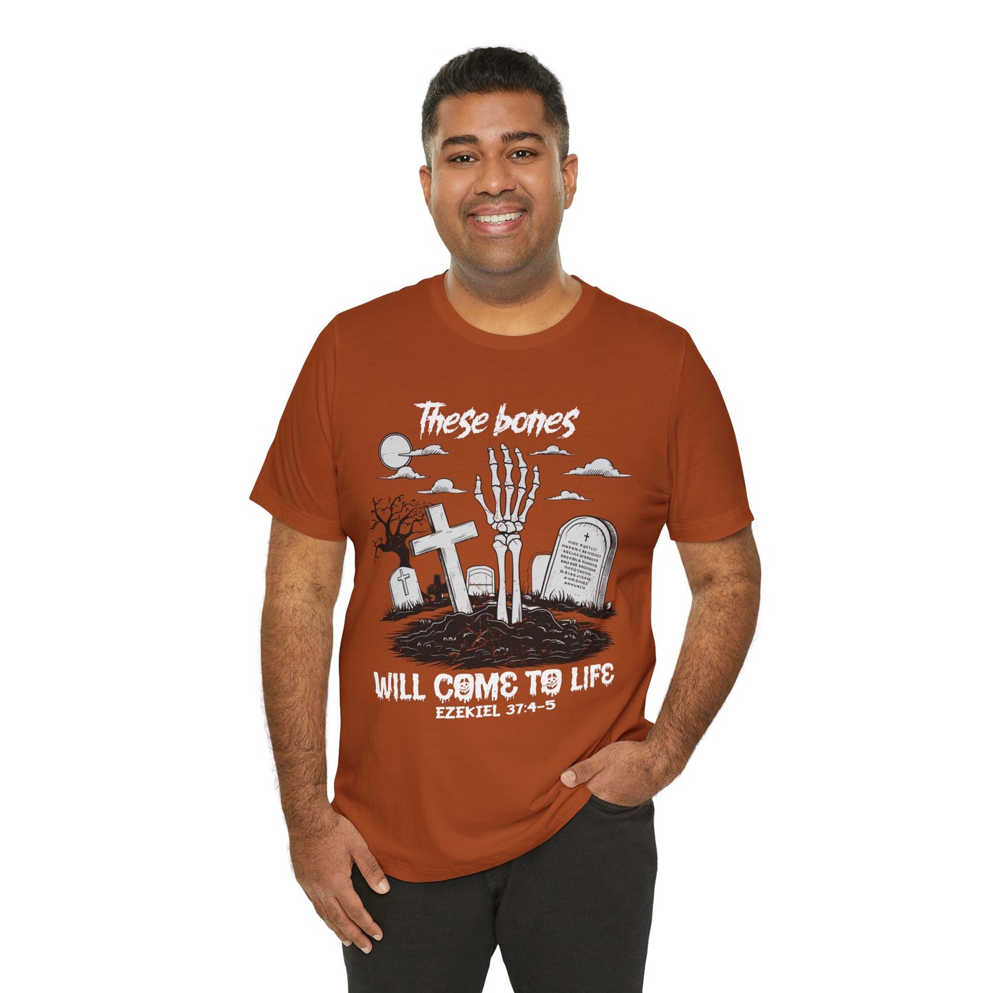 These Bones Will Come To Life Skeleton Christian Halloween T-Shirt