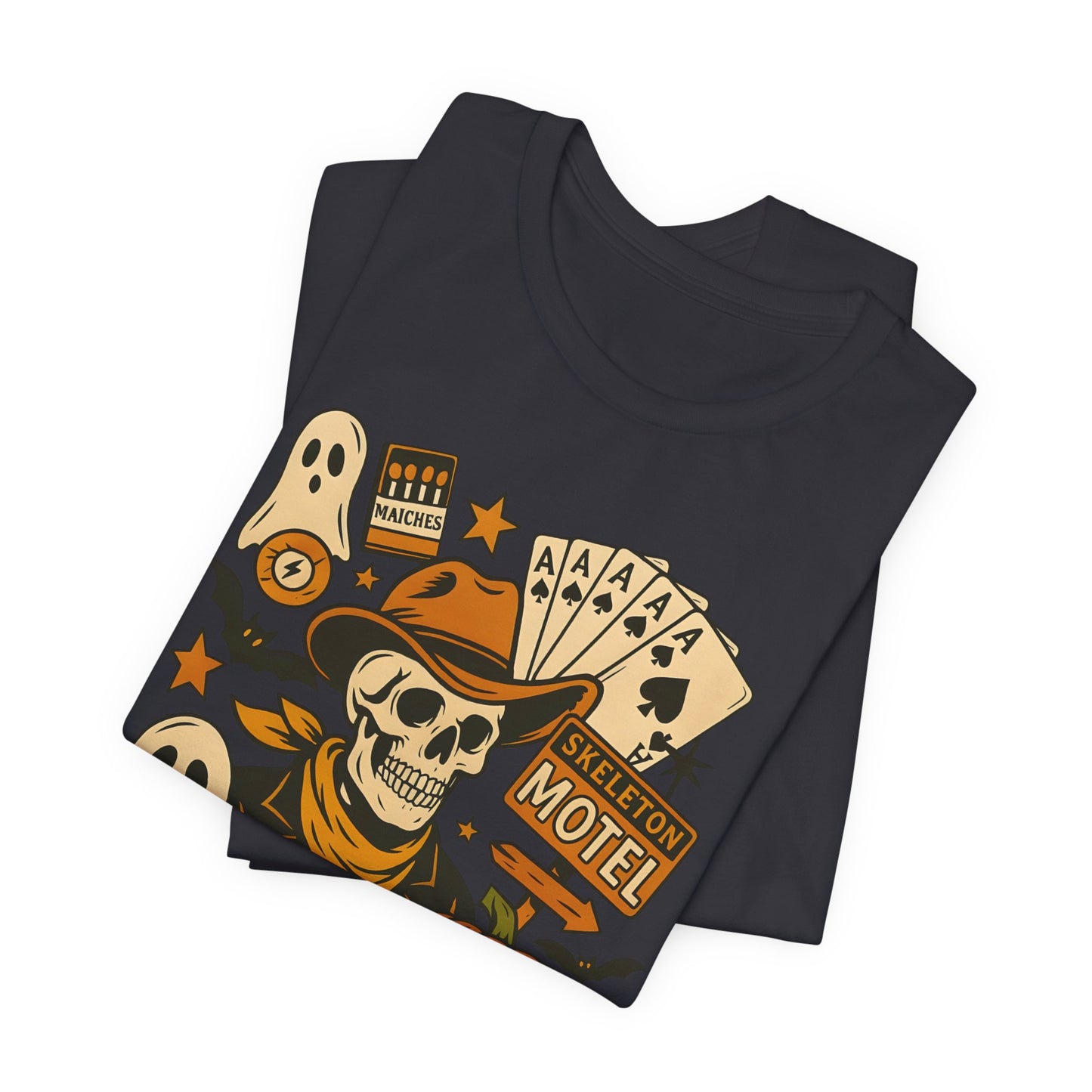 Have A Nice Night Shirt – Spooky Cowboy Skeleton Western Halloween Tee