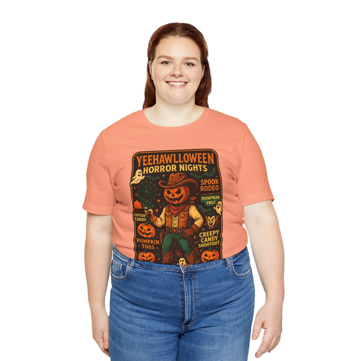 Yeehawlloween Shirt – Western Rodeo Halloween Carnival Cowgirl Cowboy Tee