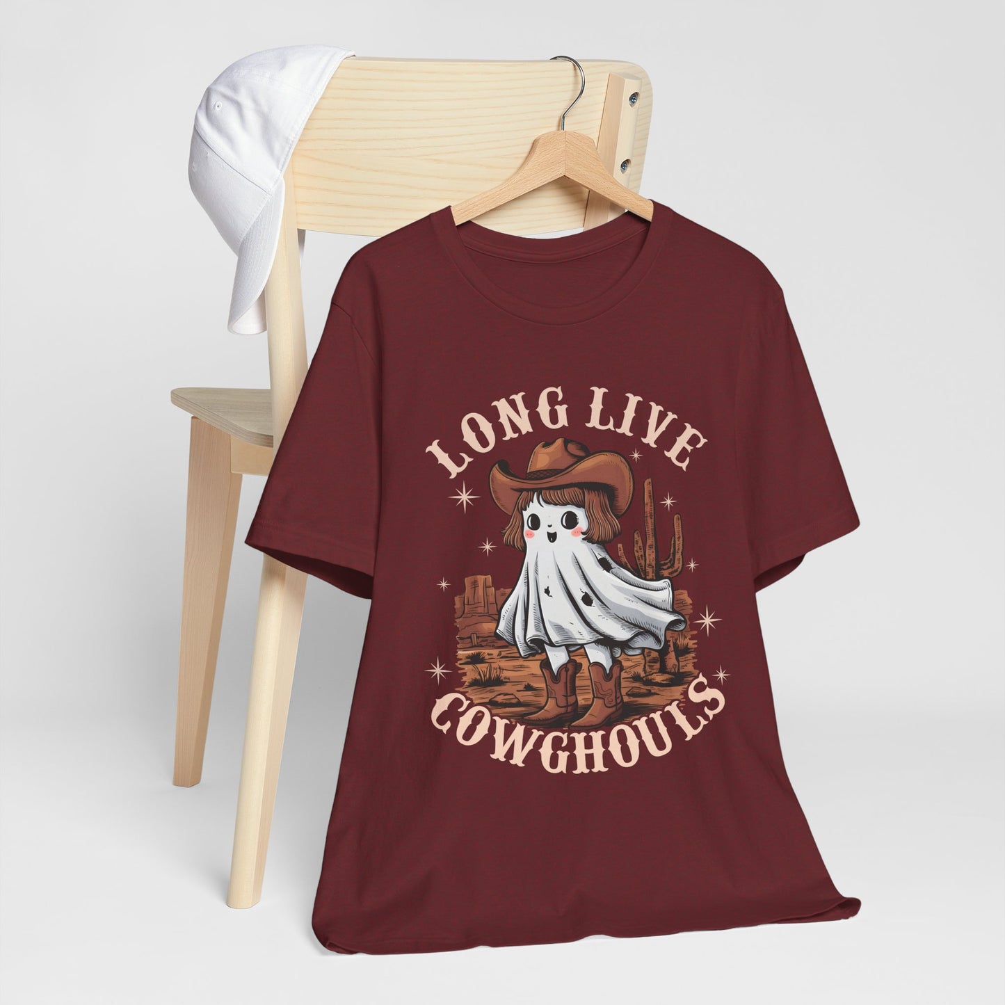 Long Live Cowghouls Shirt – Cute Western Ghost Cowgirl Halloween Tee