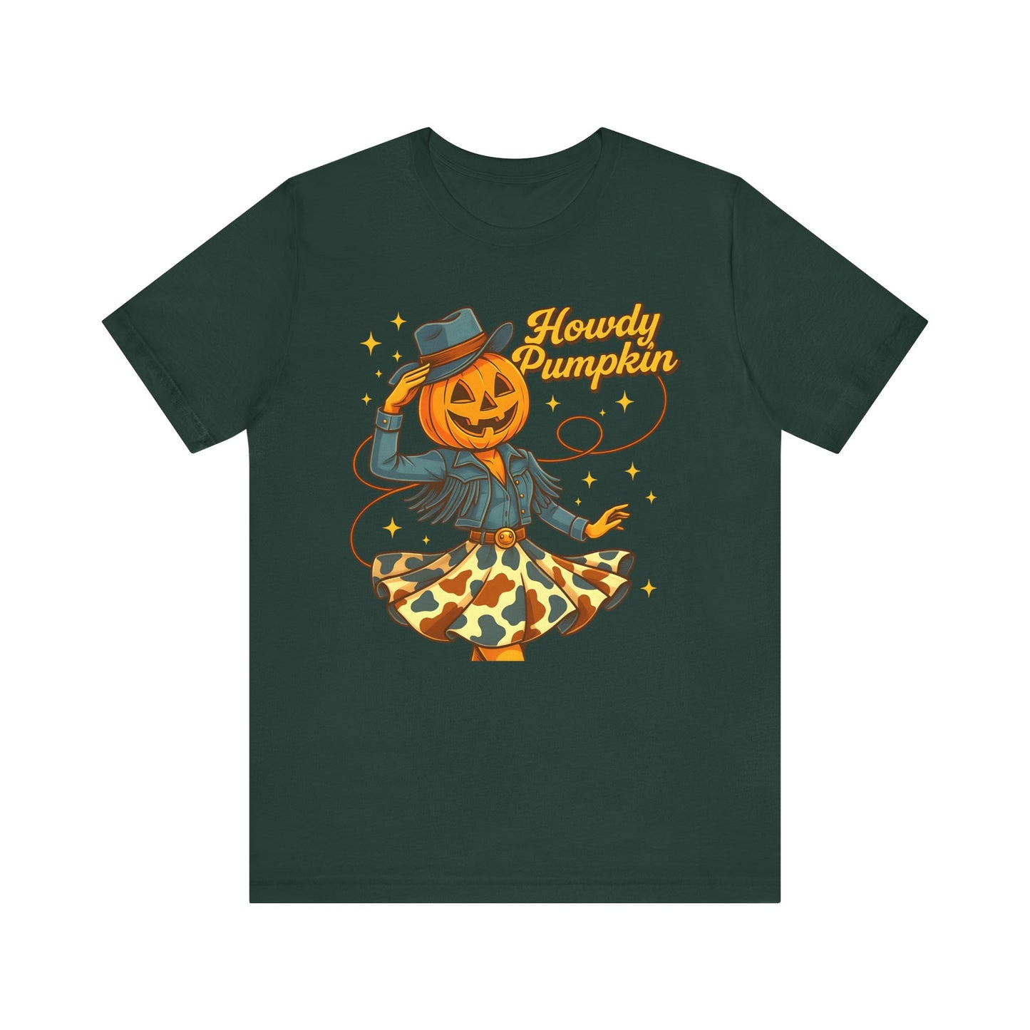 Howdy Pumpkin Shirt Cute Cowgirl Halloween Tee Western Fall Outfit for Women