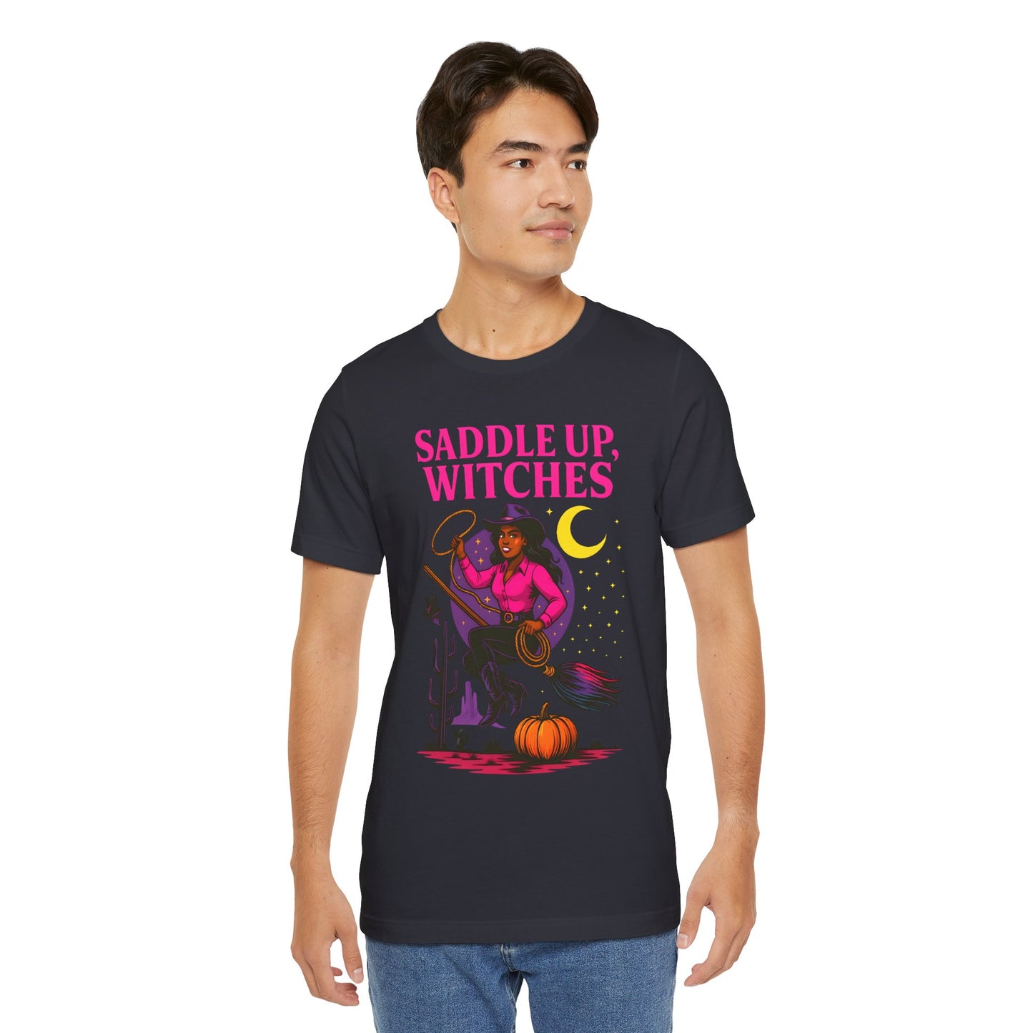 Saddle Up Witches Shirt – Black Cowgirl Western Halloween Tee