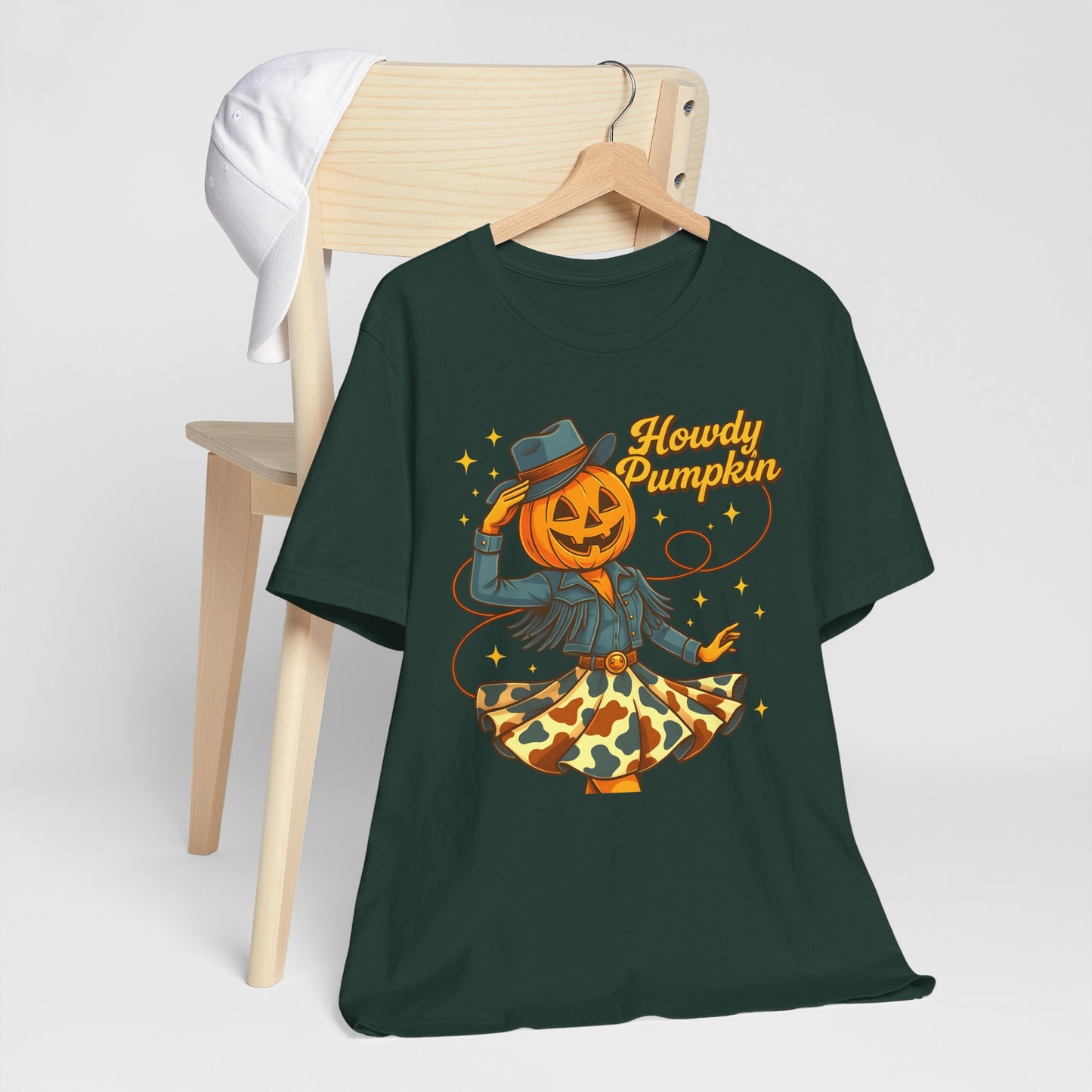Howdy Pumpkin Shirt Cute Cowgirl Halloween Tee Western Fall Outfit for Women