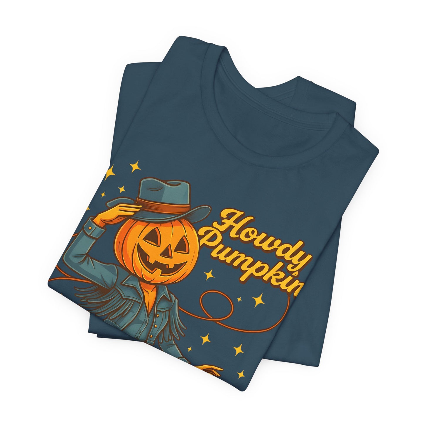 Howdy Pumpkin Shirt Cute Cowgirl Halloween Tee Western Fall Outfit for Women