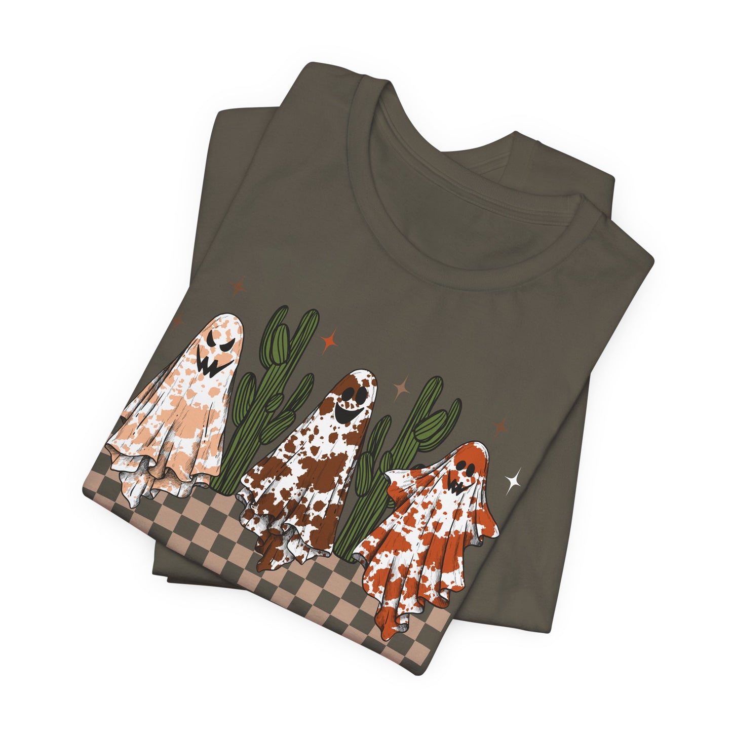 Howdy Fall Retro Ghost Shirt – Western Cowboy Cowgirl Halloween Tee