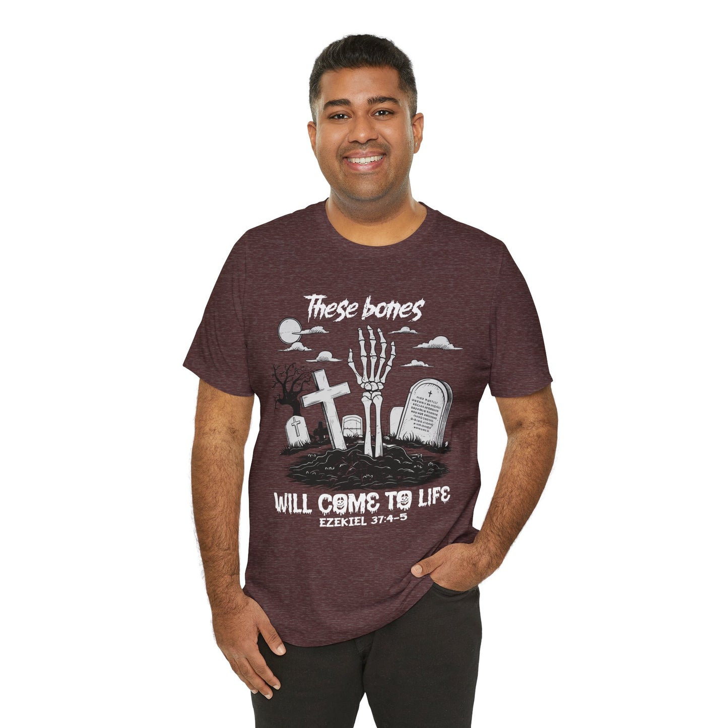 These Bones Will Come To Life Skeleton Christian Halloween T-Shirt