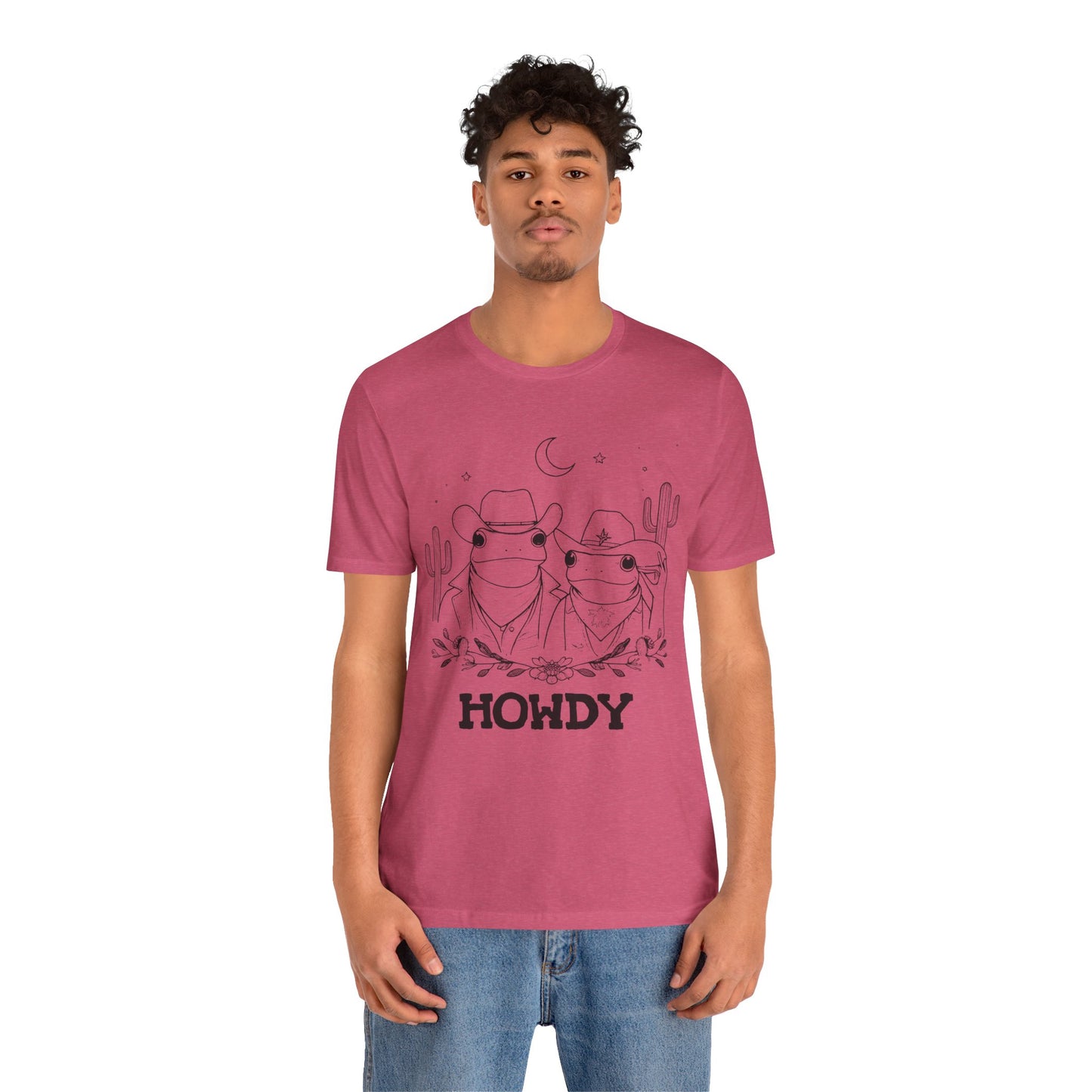 Howdy Frog Toad Couple Shirt – Cowboy Cowgirl Western Rodeo Cactus Tee