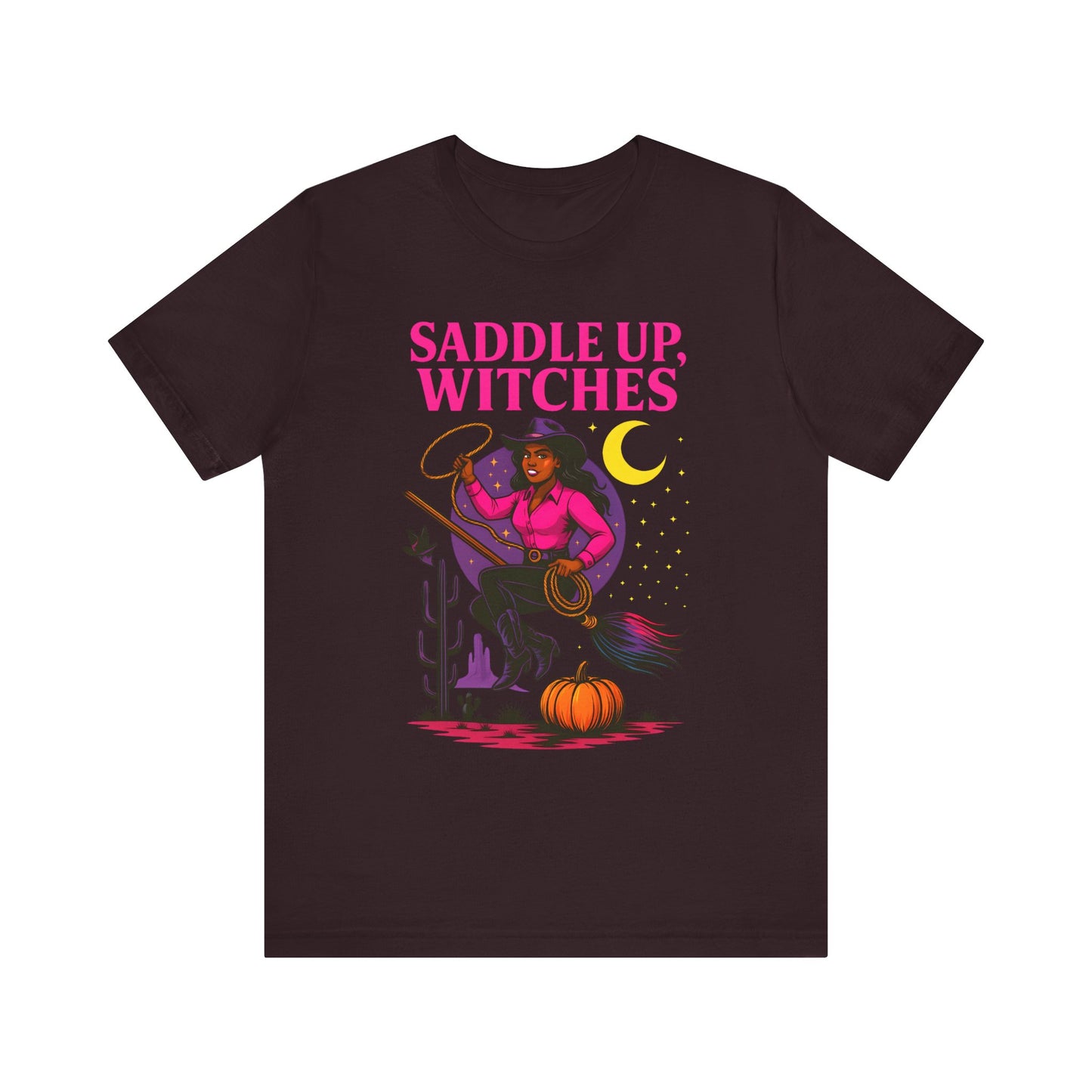 Saddle Up Witches Shirt – Black Cowgirl Western Halloween Tee