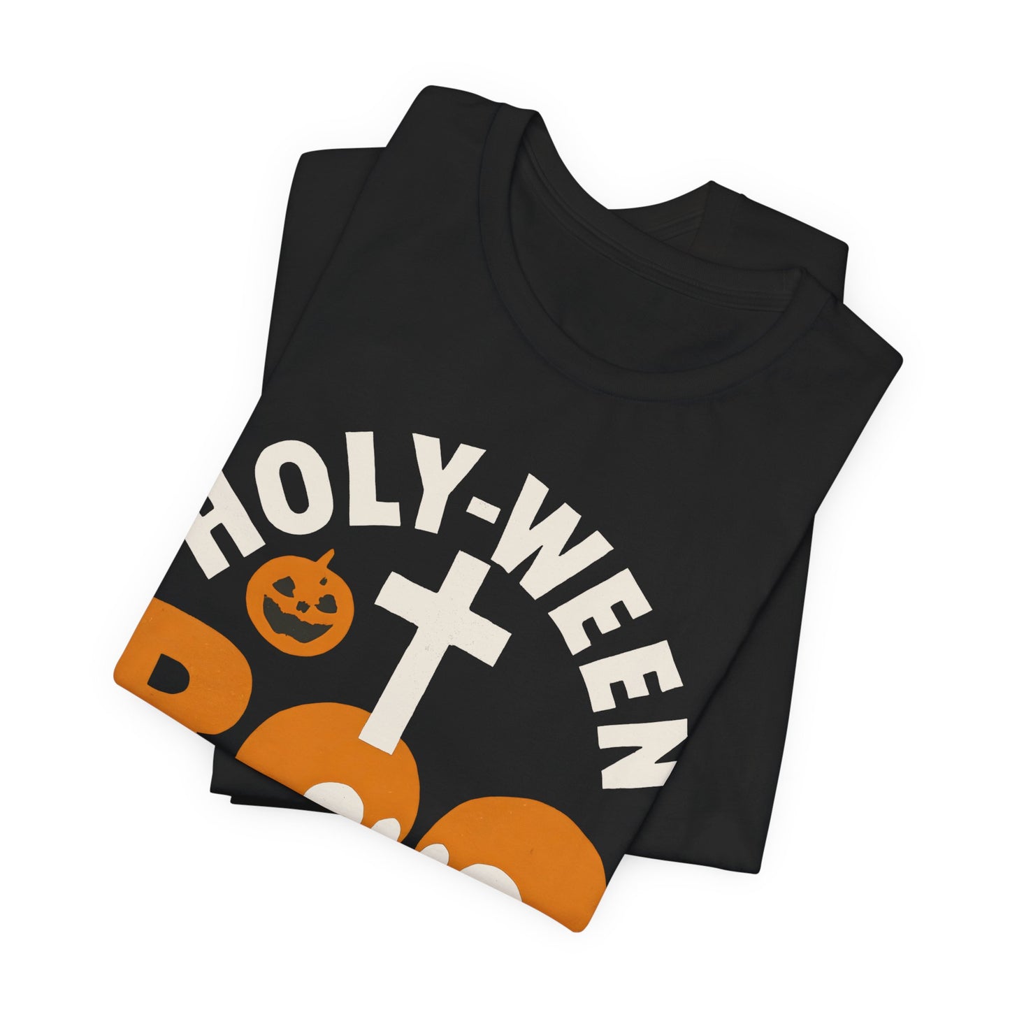 Holy Ween Boo Shirt – Christian Halloween Cross & Skull Faith Tee