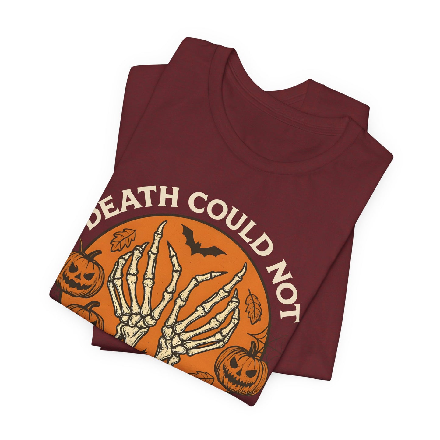 Death Could Not Hold Him Shirt – Christian Skeleton Hands Halloween Tee