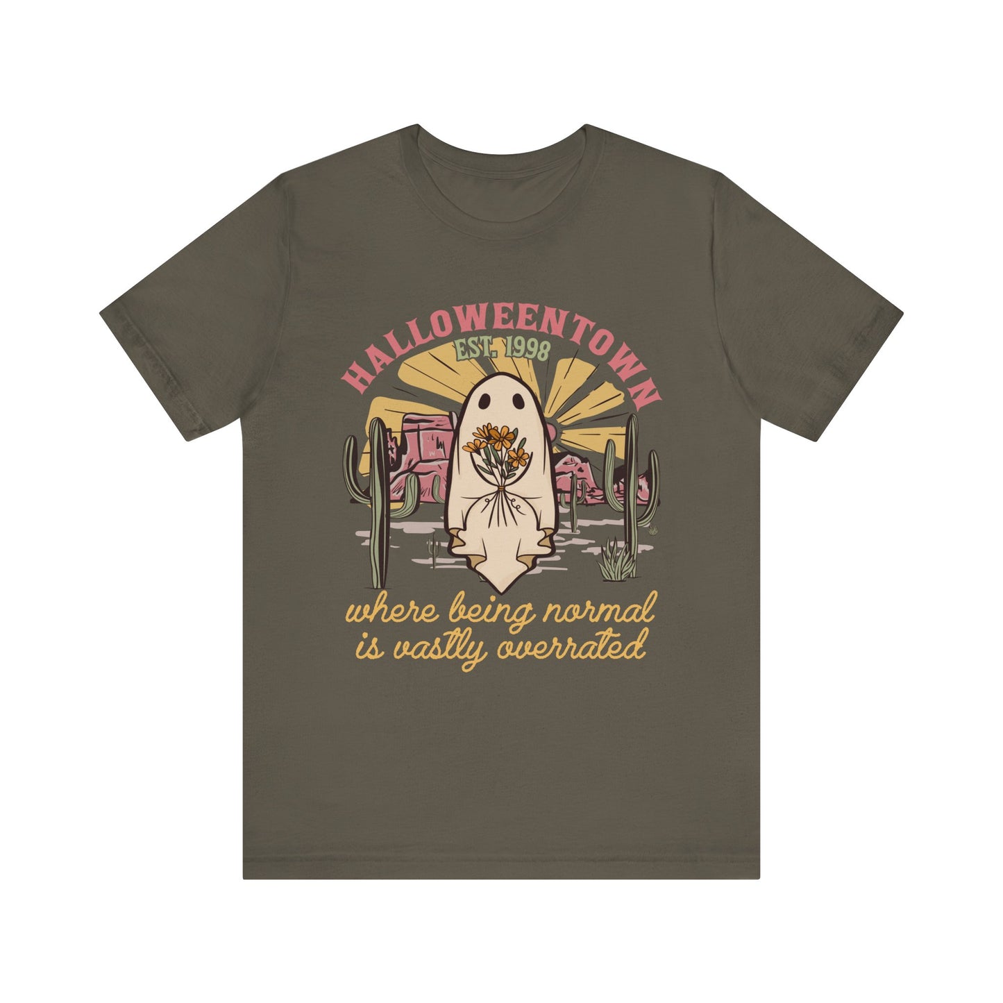 Halloweentown Est. 1998 Shirt – Retro Western Ghost Pumpkin Rodeo Tee