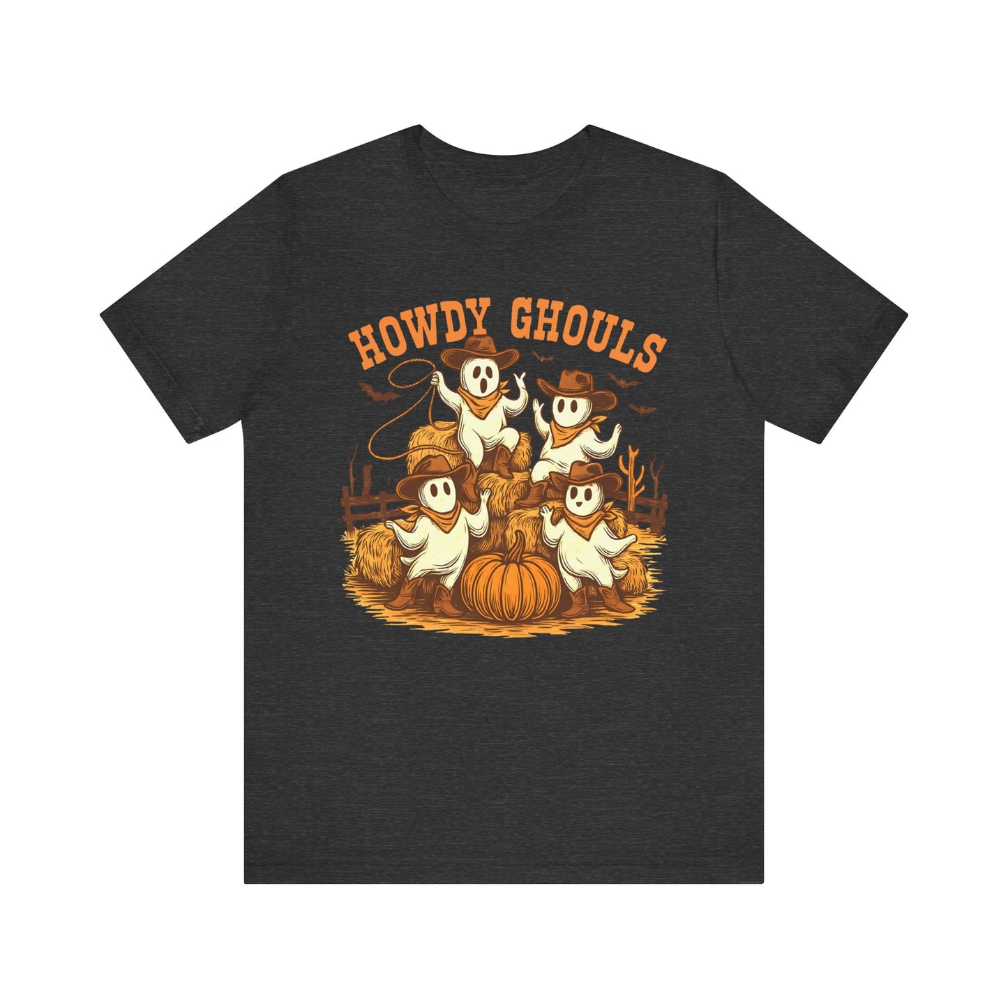 Howdy Ghouls Shirt – Cute Ghost Cowboy Halloween Tee, Western Rodeo Texas Fall Outfit