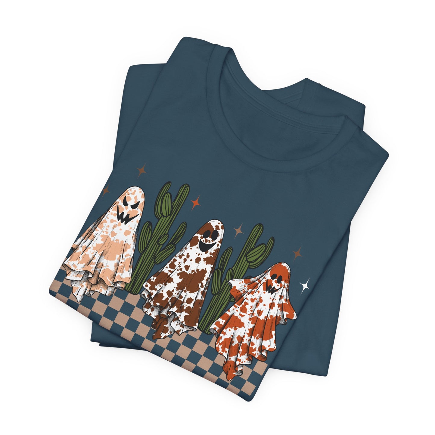 Howdy Fall Retro Ghost Shirt – Western Cowboy Cowgirl Halloween Tee
