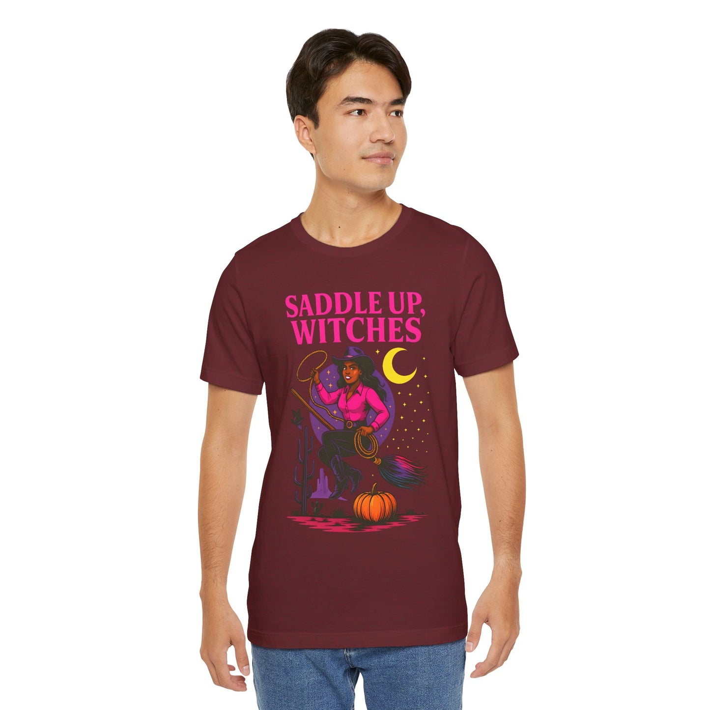 Saddle Up Witches Shirt – Black Cowgirl Western Halloween Tee