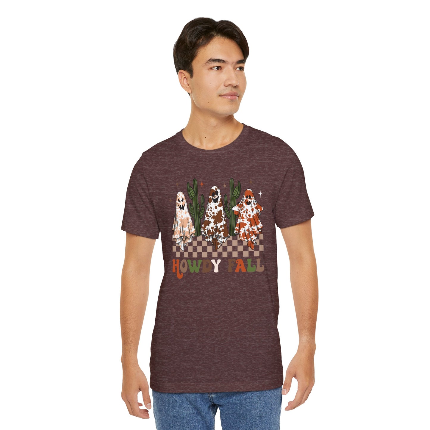 Howdy Fall Retro Ghost Shirt – Western Cowboy Cowgirl Halloween Tee