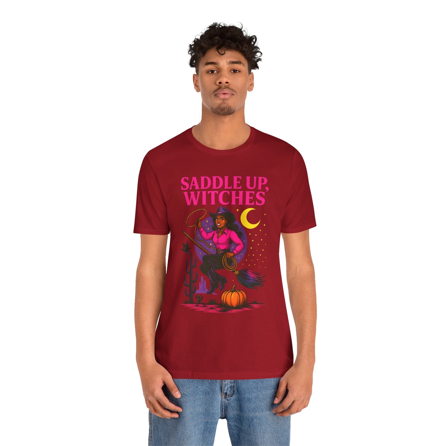 Saddle Up Witches Shirt – Black Cowgirl Western Halloween Tee
