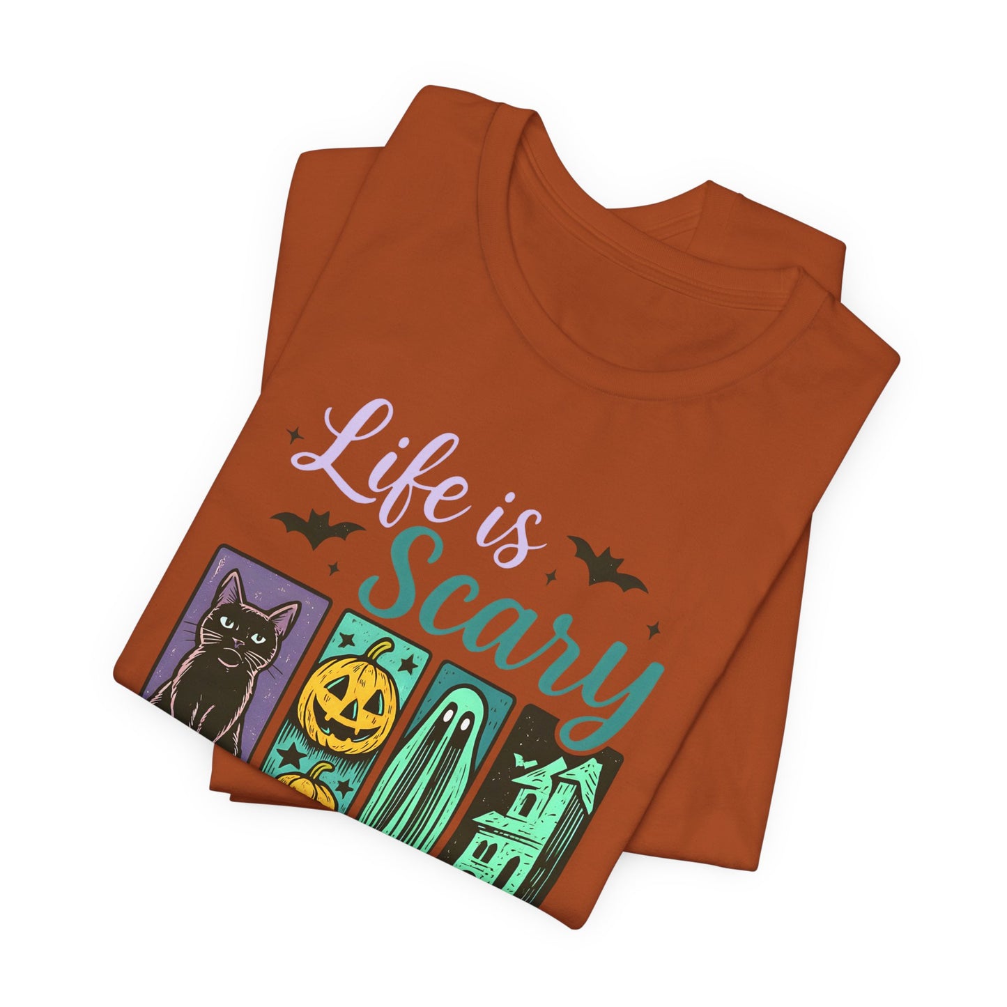 Life Is Scary Without Jesus Shirt – Christian Retro Halloween Faith Tee