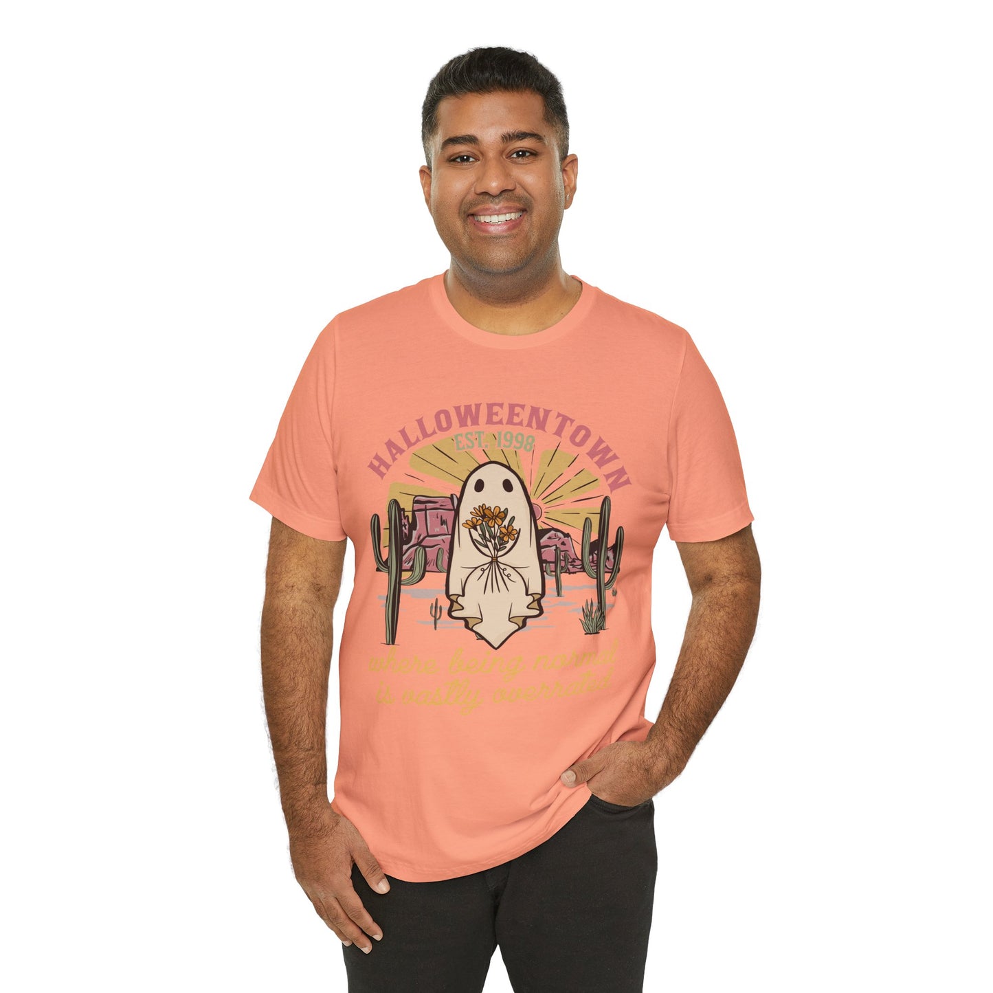 Halloweentown Est. 1998 Shirt – Retro Western Ghost Pumpkin Rodeo Tee