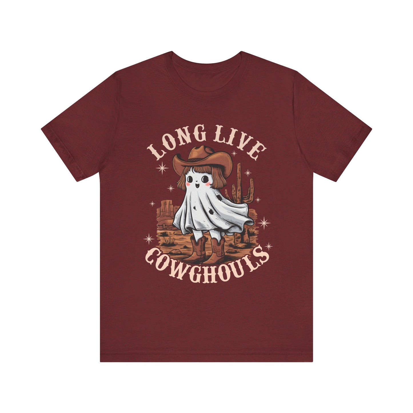 Long Live Cowghouls Shirt – Cute Western Ghost Cowgirl Halloween Tee