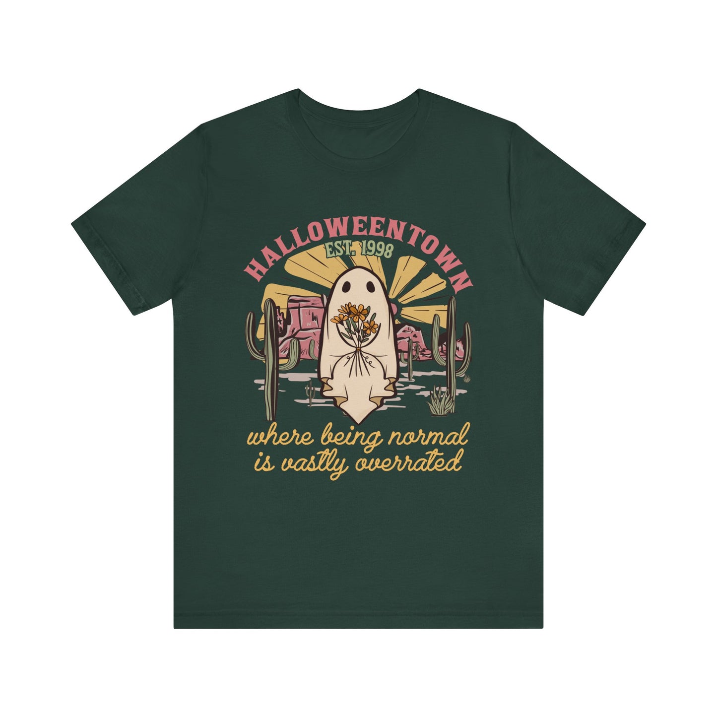 Halloweentown Est. 1998 Shirt – Retro Western Ghost Pumpkin Rodeo Tee