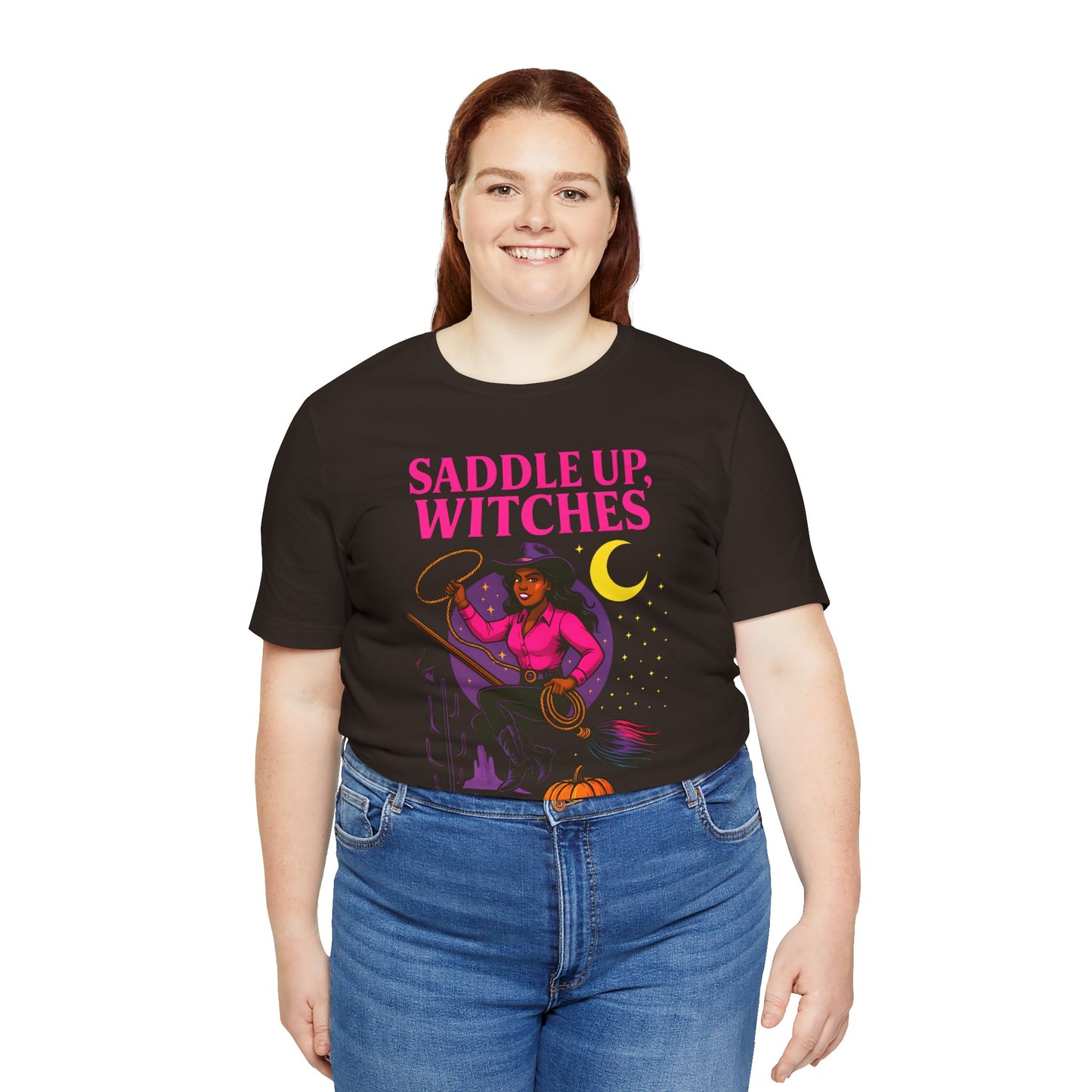 Saddle Up Witches Shirt – Black Cowgirl Western Halloween Tee