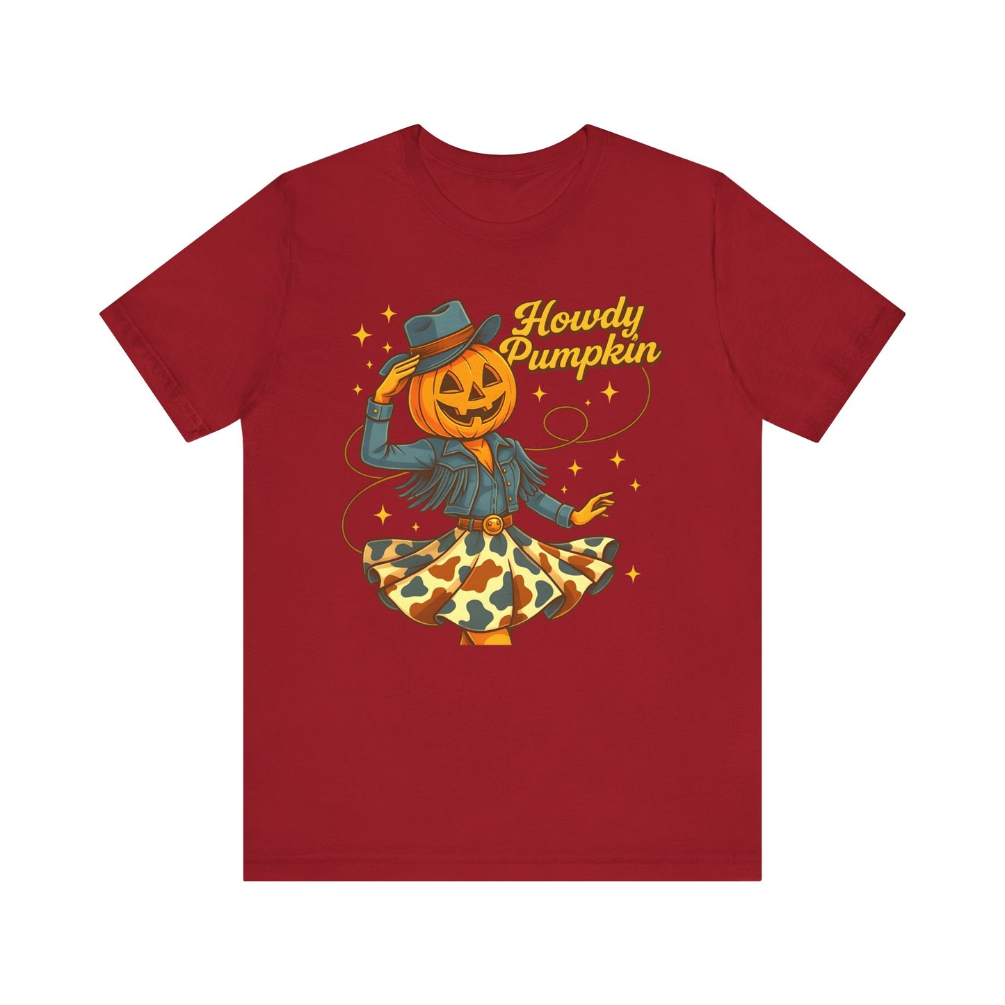Howdy Pumpkin Shirt Cute Cowgirl Halloween Tee Western Fall Outfit for Women