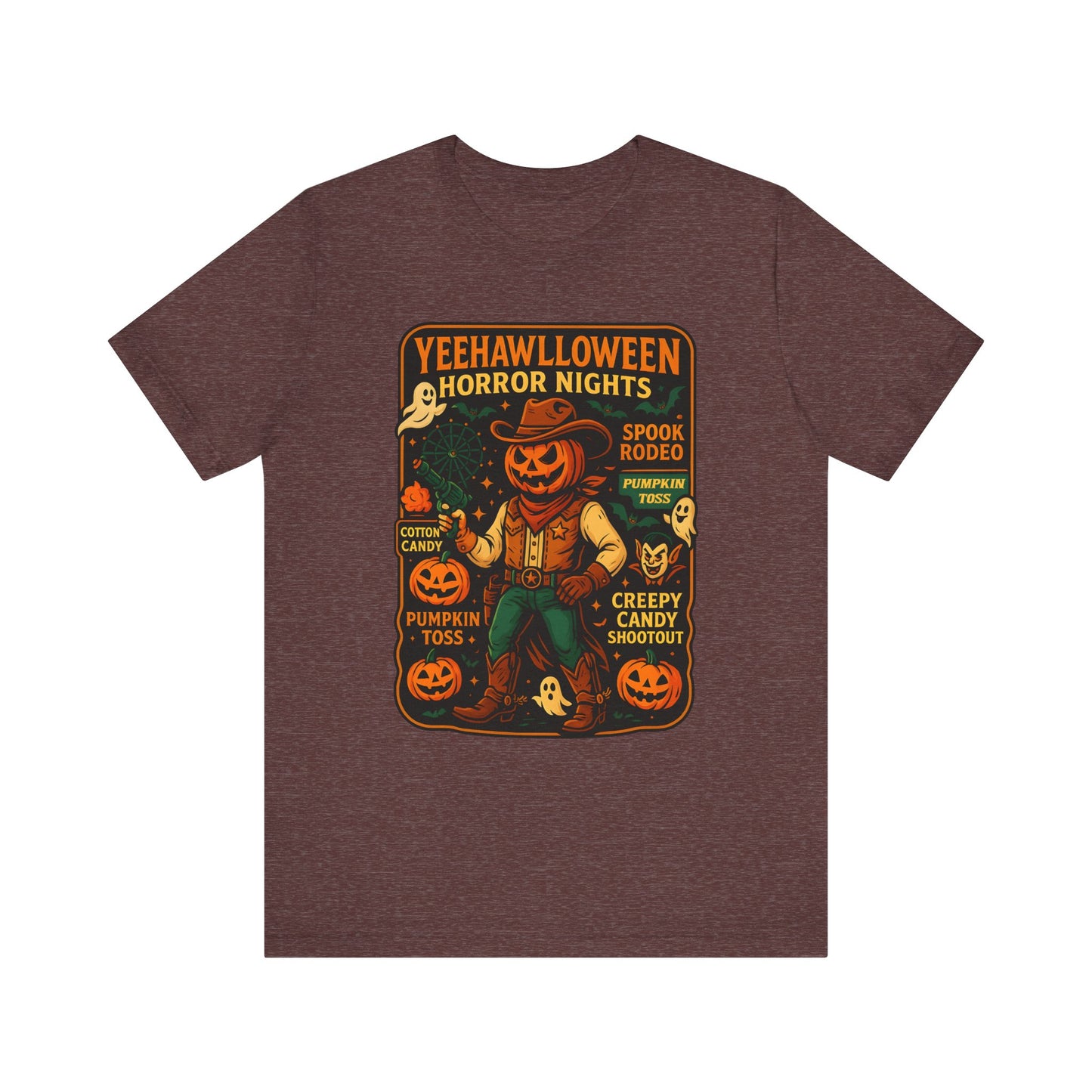 Yeehawlloween Shirt – Western Rodeo Halloween Carnival Cowgirl Cowboy Tee