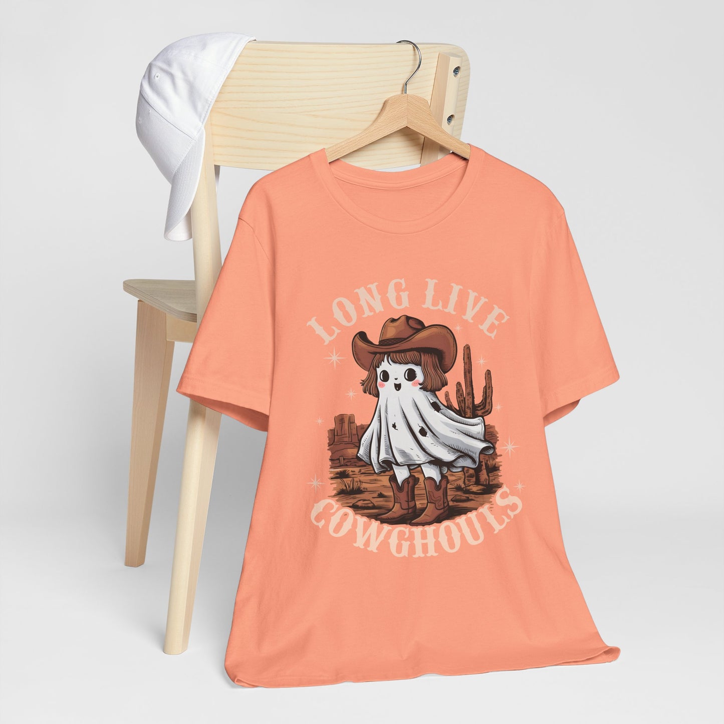Long Live Cowghouls Shirt – Cute Western Ghost Cowgirl Halloween Tee