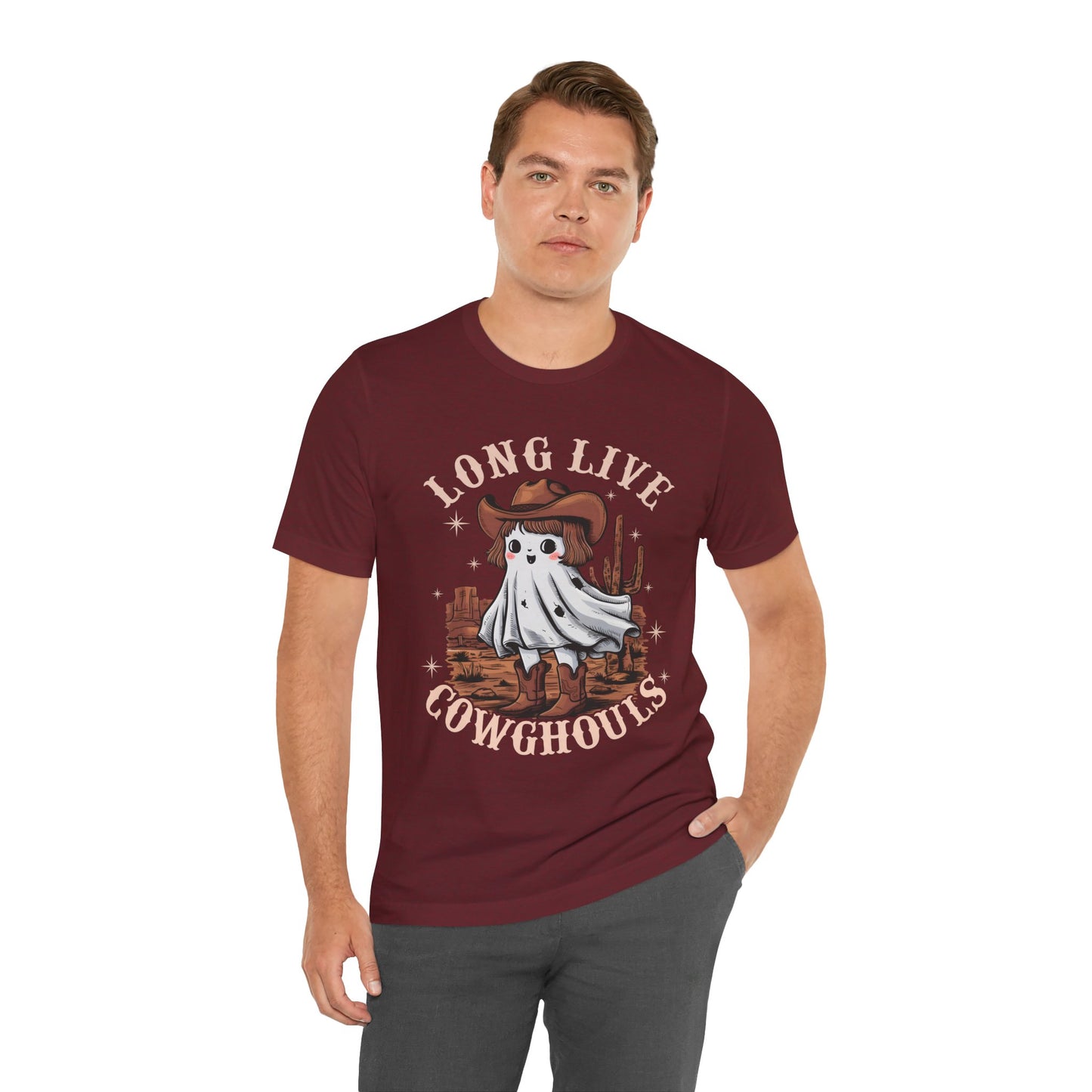 Long Live Cowghouls Shirt – Cute Western Ghost Cowgirl Halloween Tee