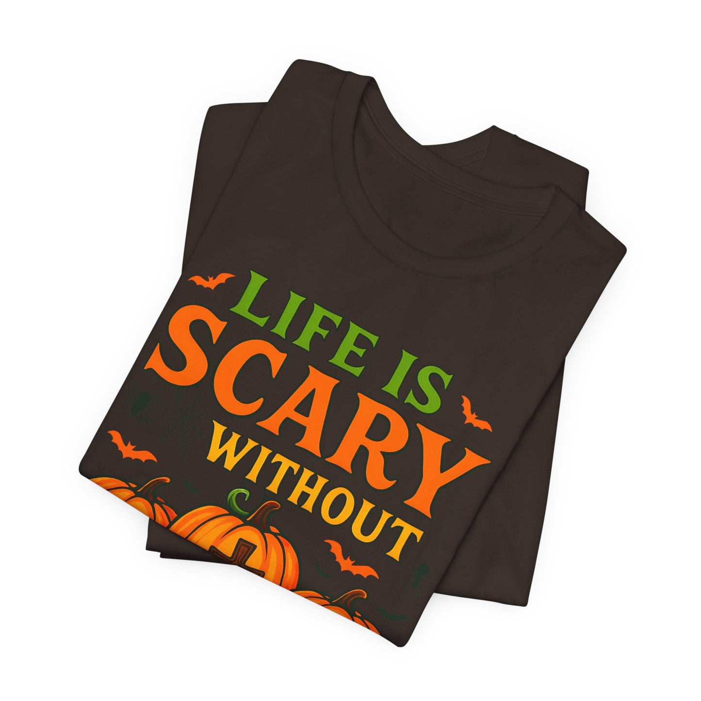 Life Is Scary Without Jesus Shirt – Christian Pumpkin Halloween Faith Tee