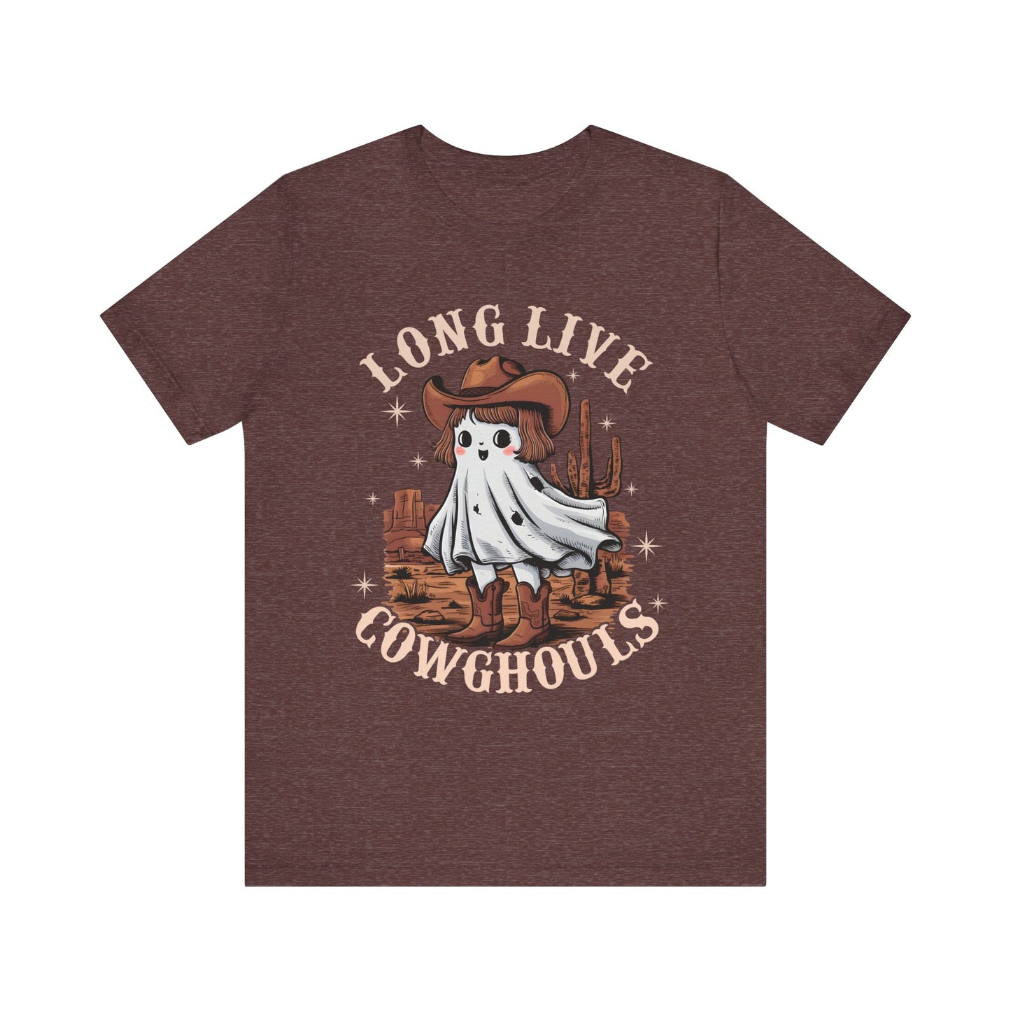 Long Live Cowghouls Shirt – Cute Western Ghost Cowgirl Halloween Tee