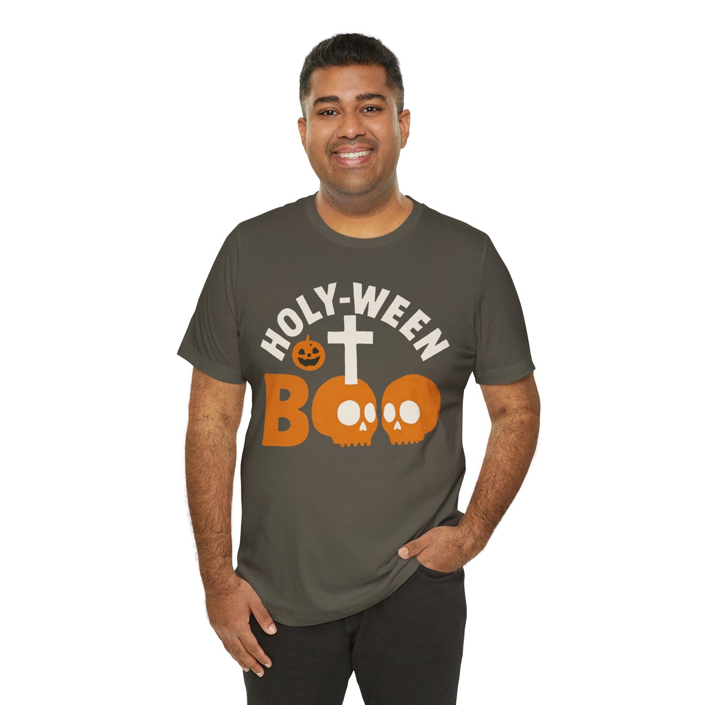 Holy Ween Boo Shirt – Christian Halloween Cross & Skull Faith Tee