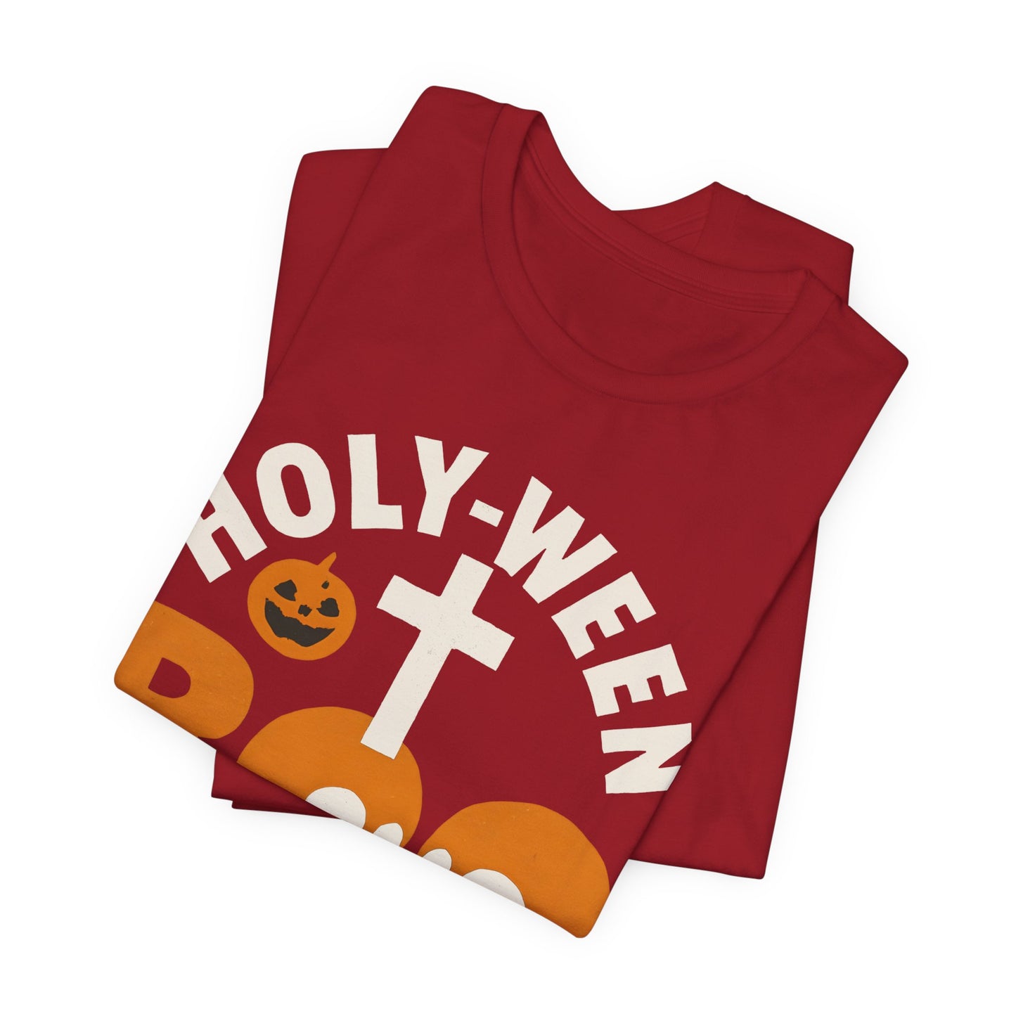 Holy Ween Boo Shirt – Christian Halloween Cross & Skull Faith Tee