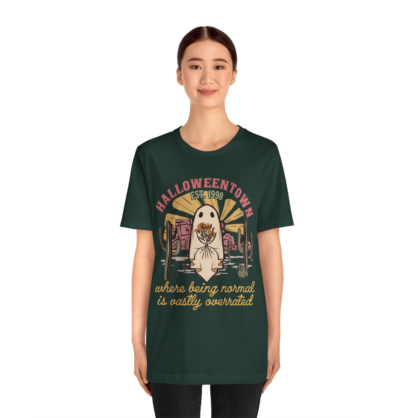 Halloweentown Est. 1998 Shirt – Retro Western Ghost Pumpkin Rodeo Tee