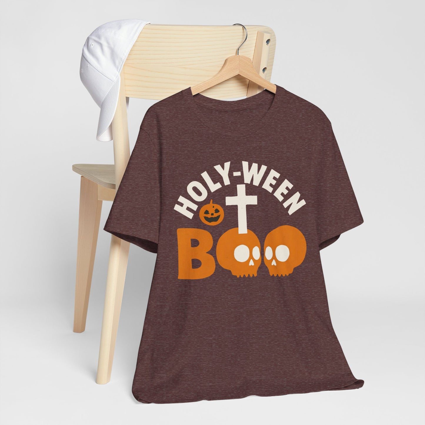 Holy Ween Boo Shirt – Christian Halloween Cross & Skull Faith Tee