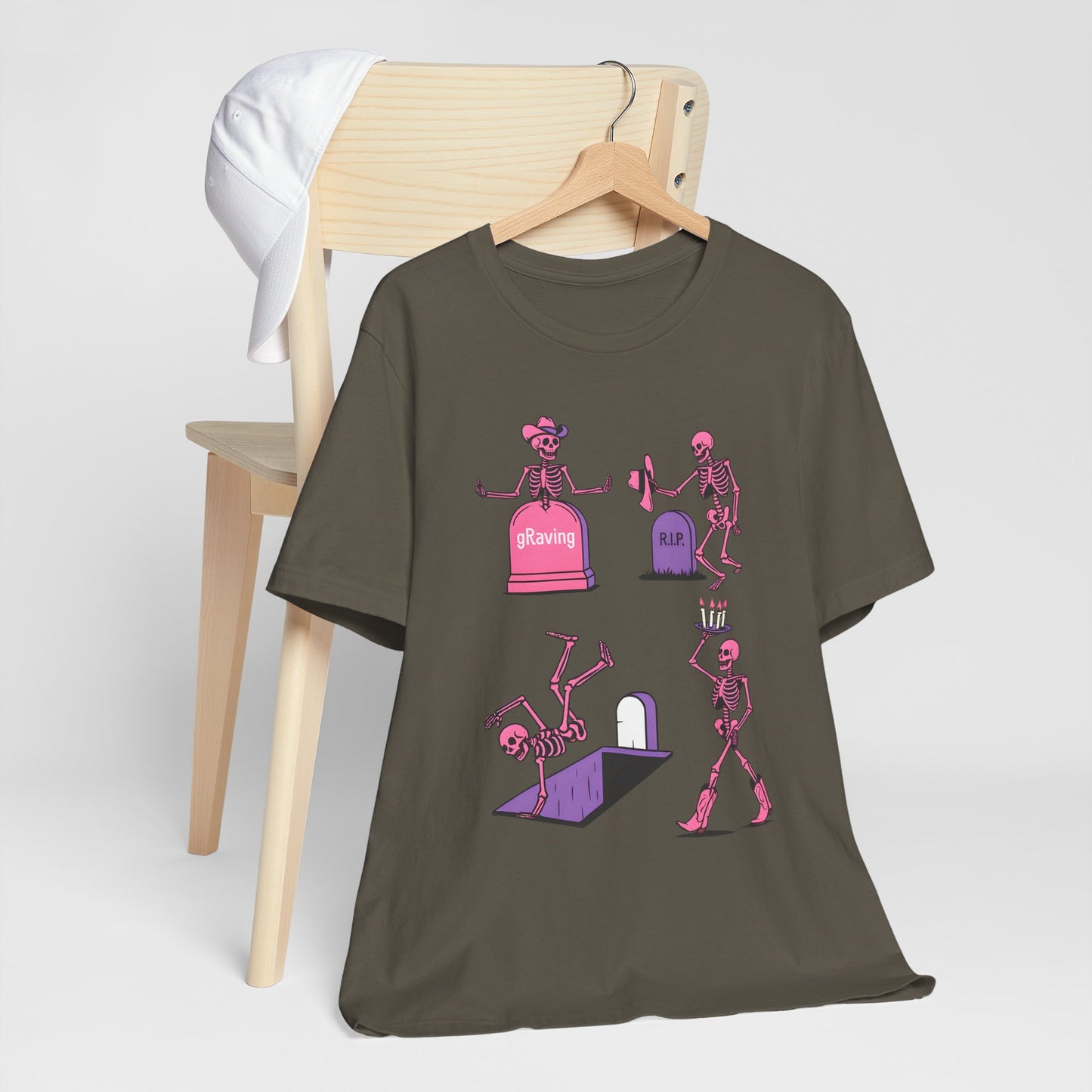 Graving Skeleton Cowgirl Shirt – Funny Western Halloween Rodeo Tee