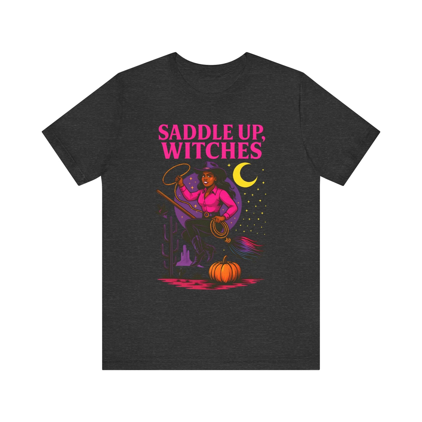 Saddle Up Witches Shirt – Black Cowgirl Western Halloween Tee