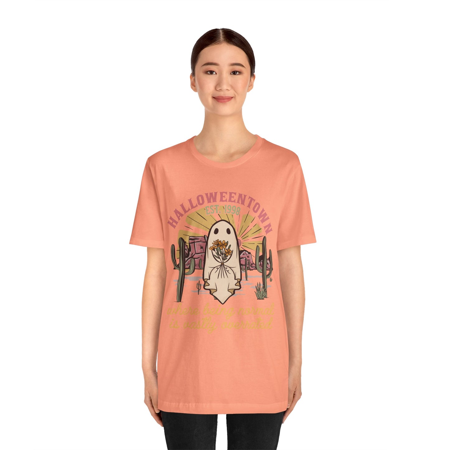 Halloweentown Est. 1998 Shirt – Retro Western Ghost Pumpkin Rodeo Tee