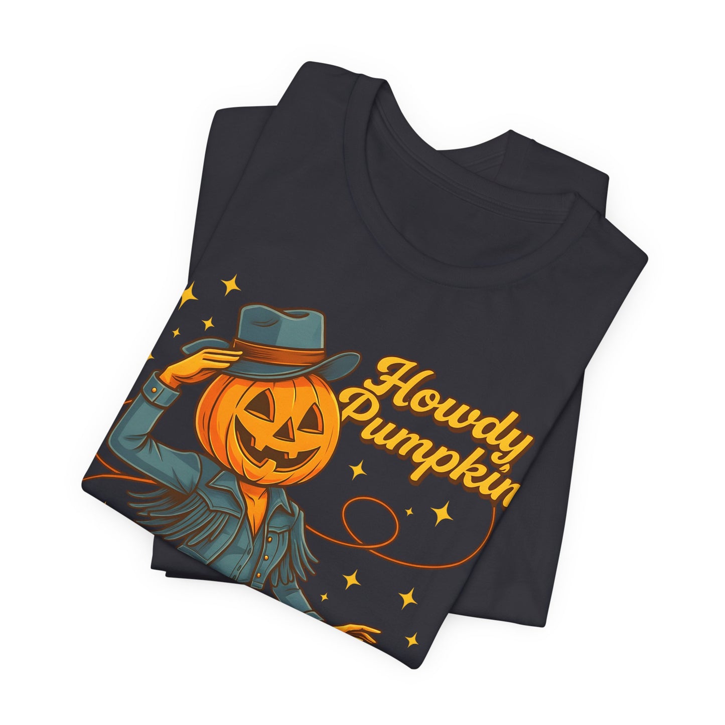 Howdy Pumpkin Shirt Cute Cowgirl Halloween Tee Western Fall Outfit for Women