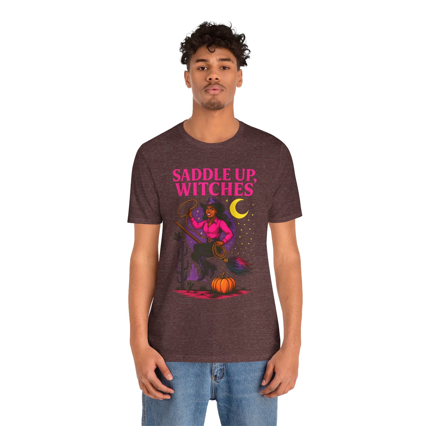 Saddle Up Witches Shirt – Black Cowgirl Western Halloween Tee