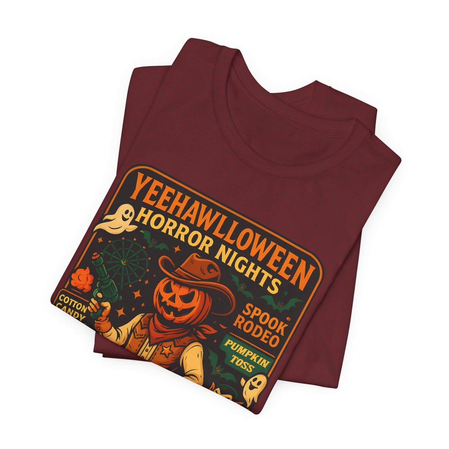 Yeehawlloween Shirt – Western Rodeo Halloween Carnival Cowgirl Cowboy Tee