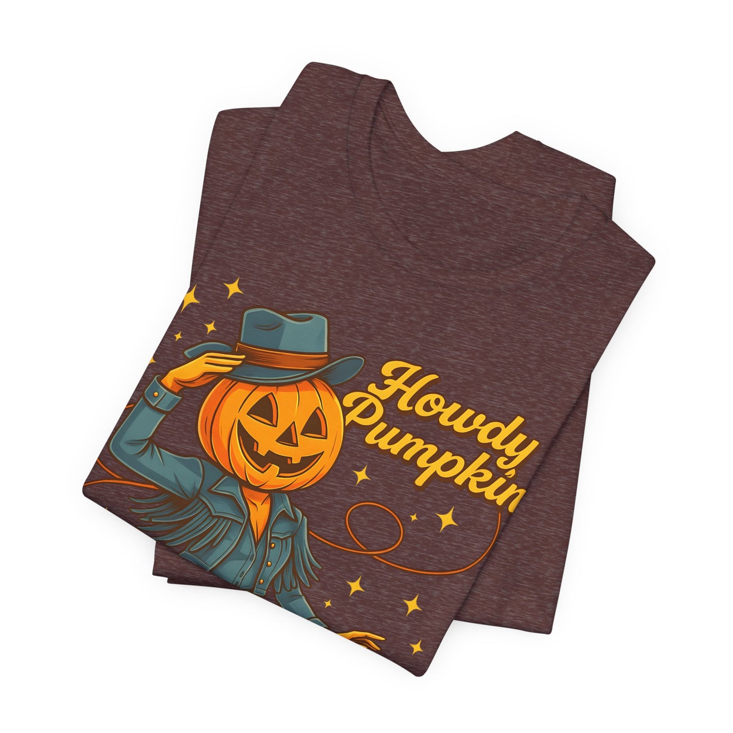 Howdy Pumpkin Shirt Cute Cowgirl Halloween Tee Western Fall Outfit for Women