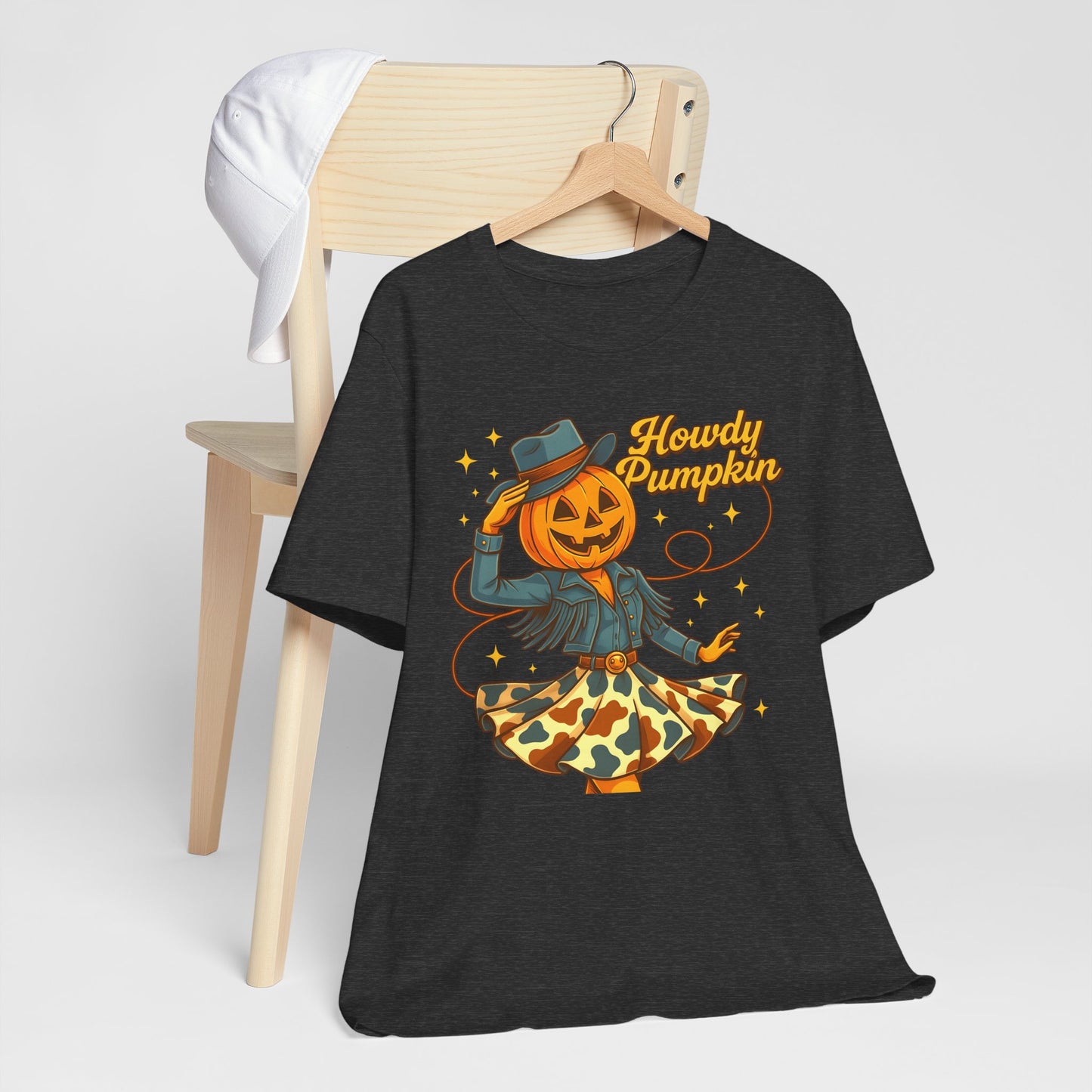 Howdy Pumpkin Shirt Cute Cowgirl Halloween Tee Western Fall Outfit for Women