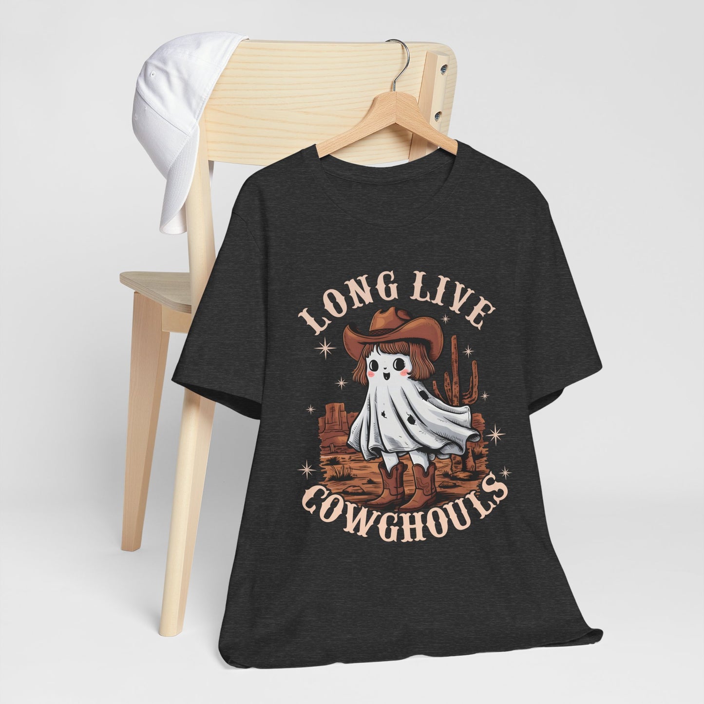 Long Live Cowghouls Shirt – Cute Western Ghost Cowgirl Halloween Tee