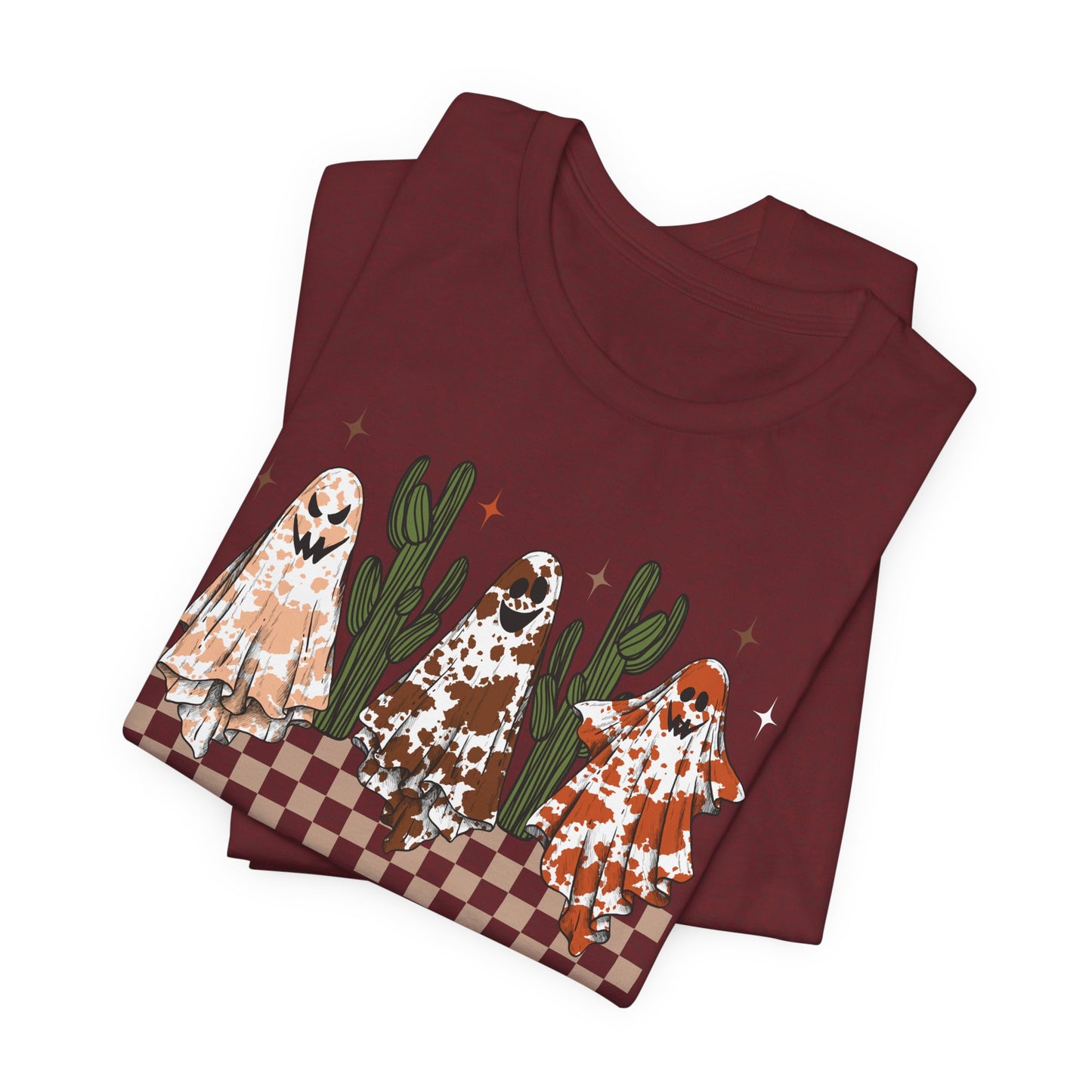 Howdy Fall Retro Ghost Shirt – Western Cowboy Cowgirl Halloween Tee
