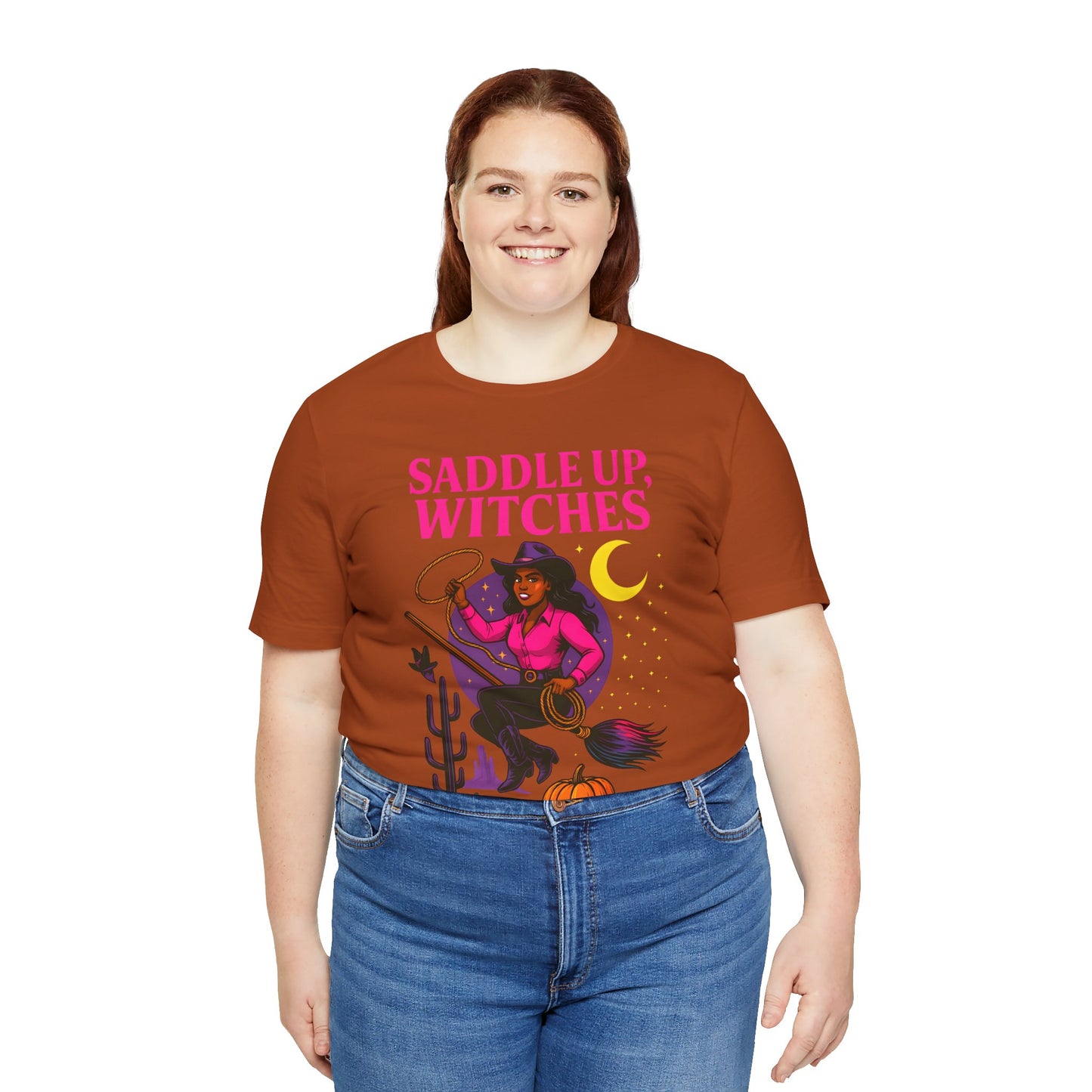Saddle Up Witches Shirt – Black Cowgirl Western Halloween Tee