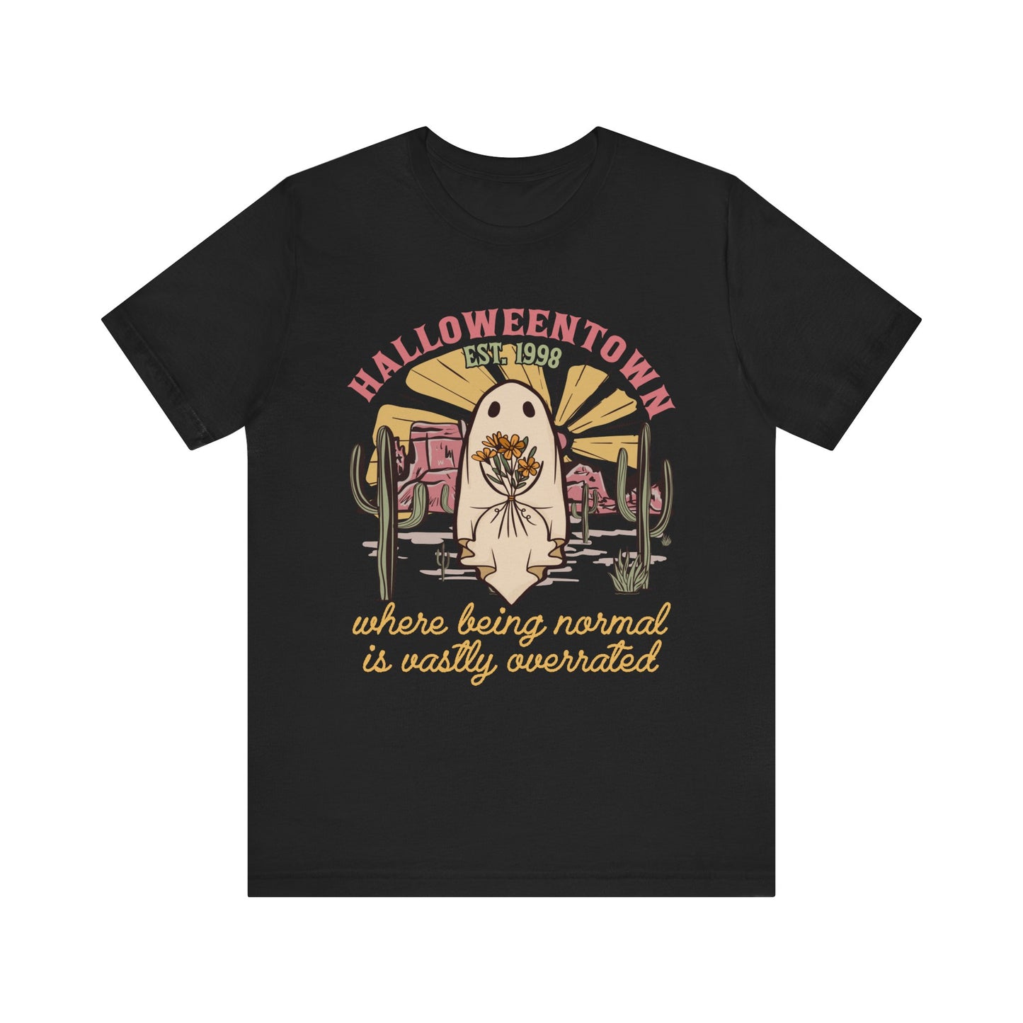 Halloweentown Est. 1998 Shirt – Retro Western Ghost Pumpkin Rodeo Tee