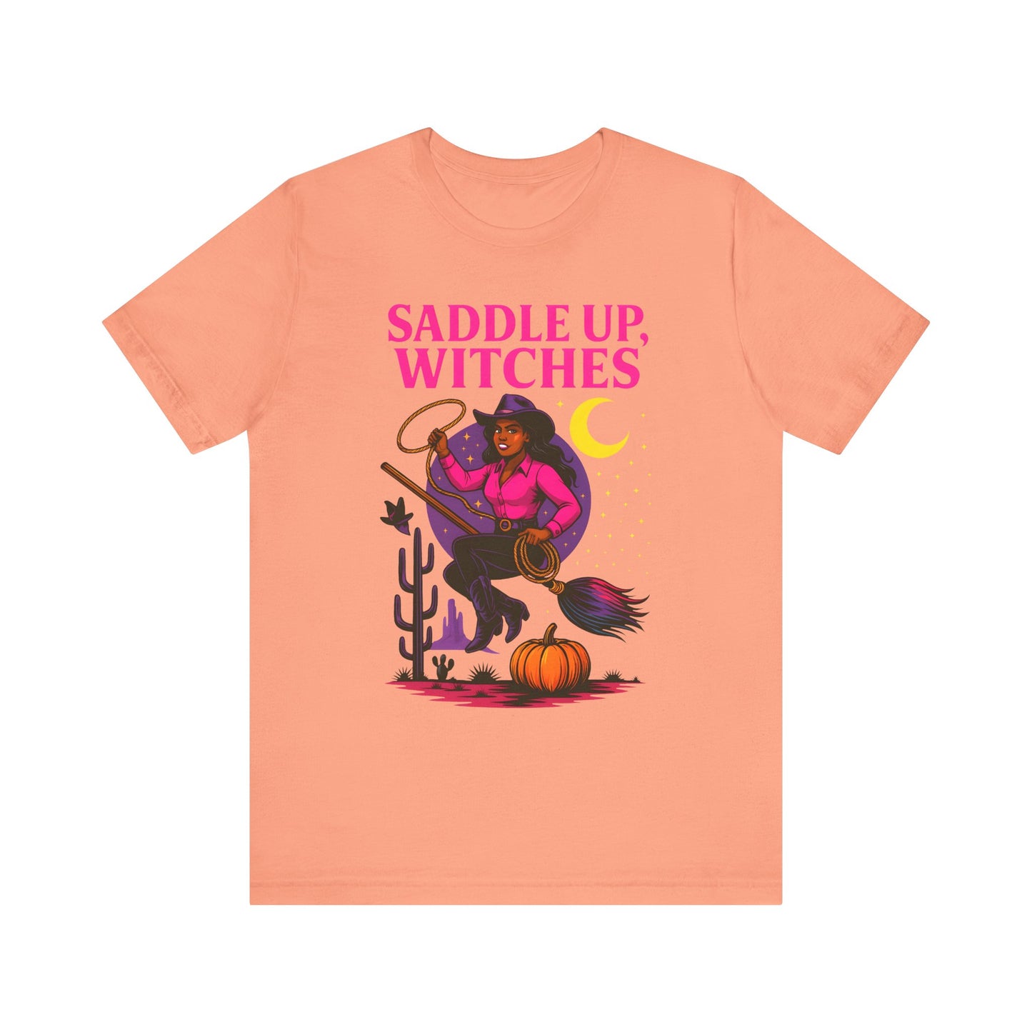 Saddle Up Witches Shirt – Black Cowgirl Western Halloween Tee